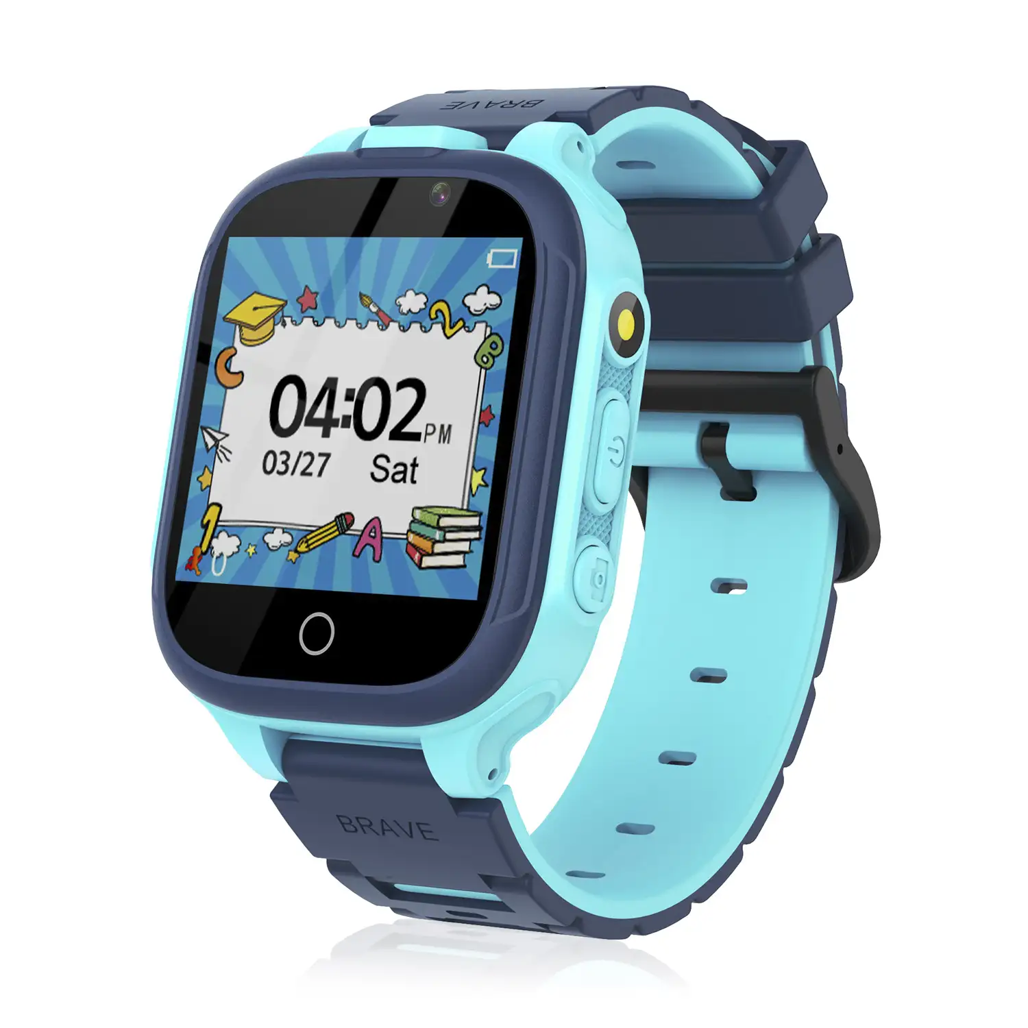 Smartwatch infantil S23 gaming watch, con 14 juegos, doble cámara de fotos y video.