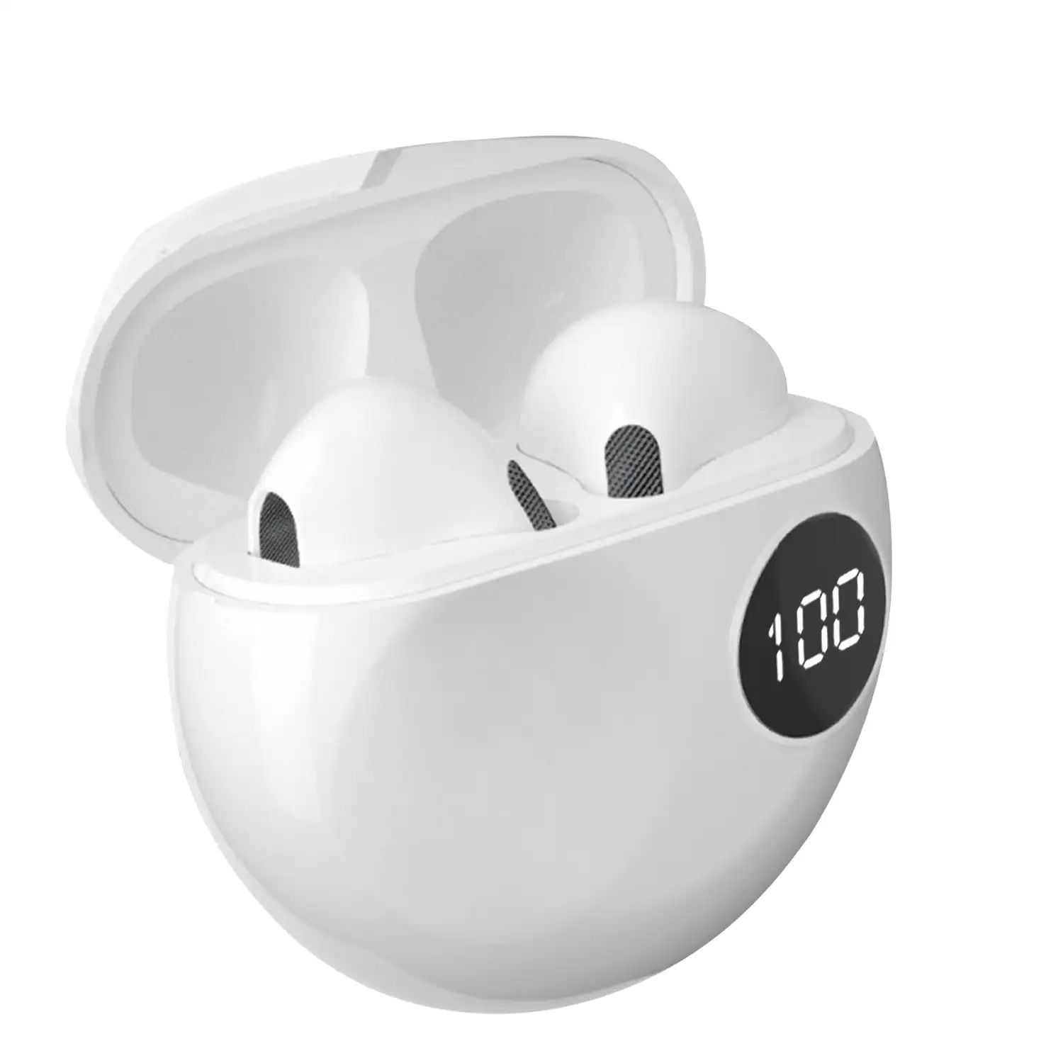 Auriculares TWS Apro 6 Bluetooth 5.1. Base de carga 200mAh con pantalla.