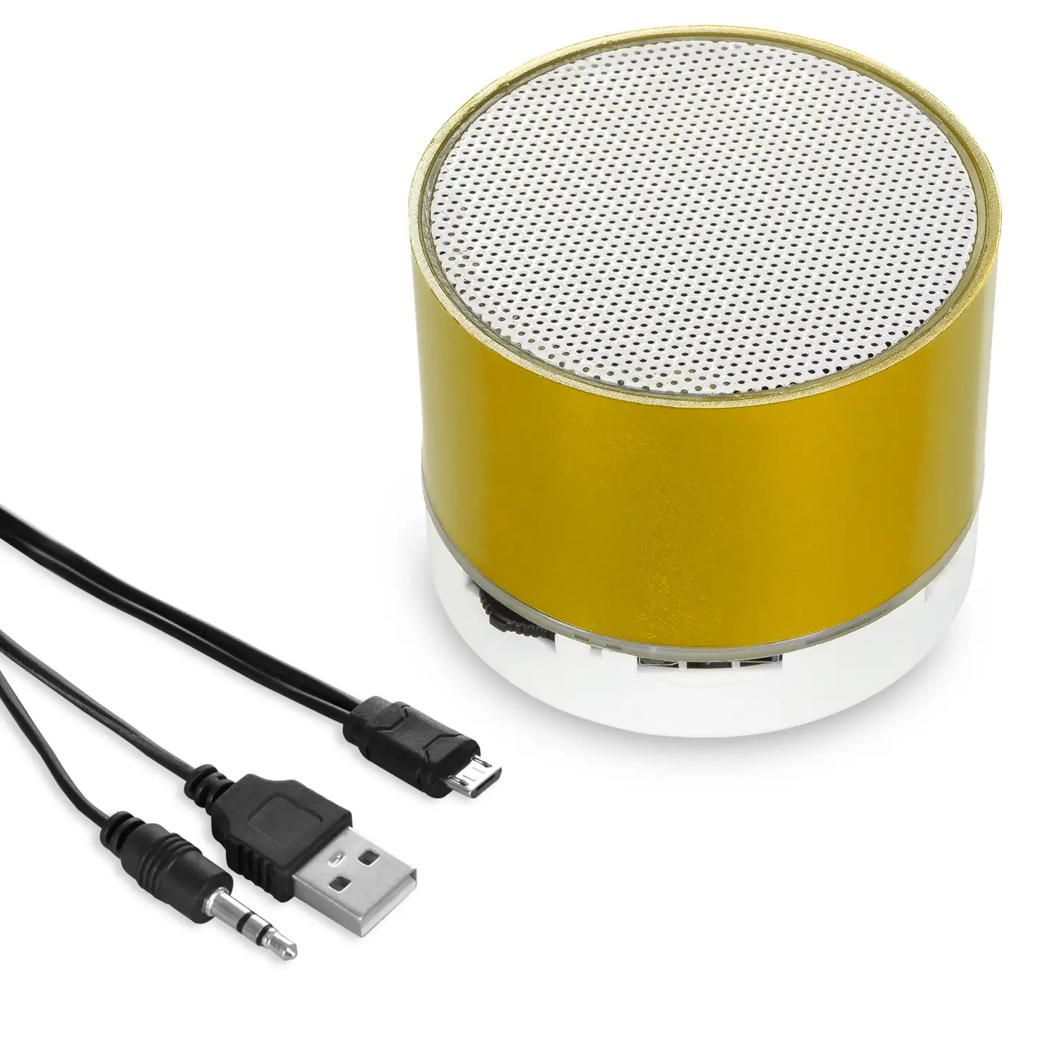 Altavoz compacto Viancos Bluetooth 3.0 de 3W, con luz led, manos libres y radio FM.