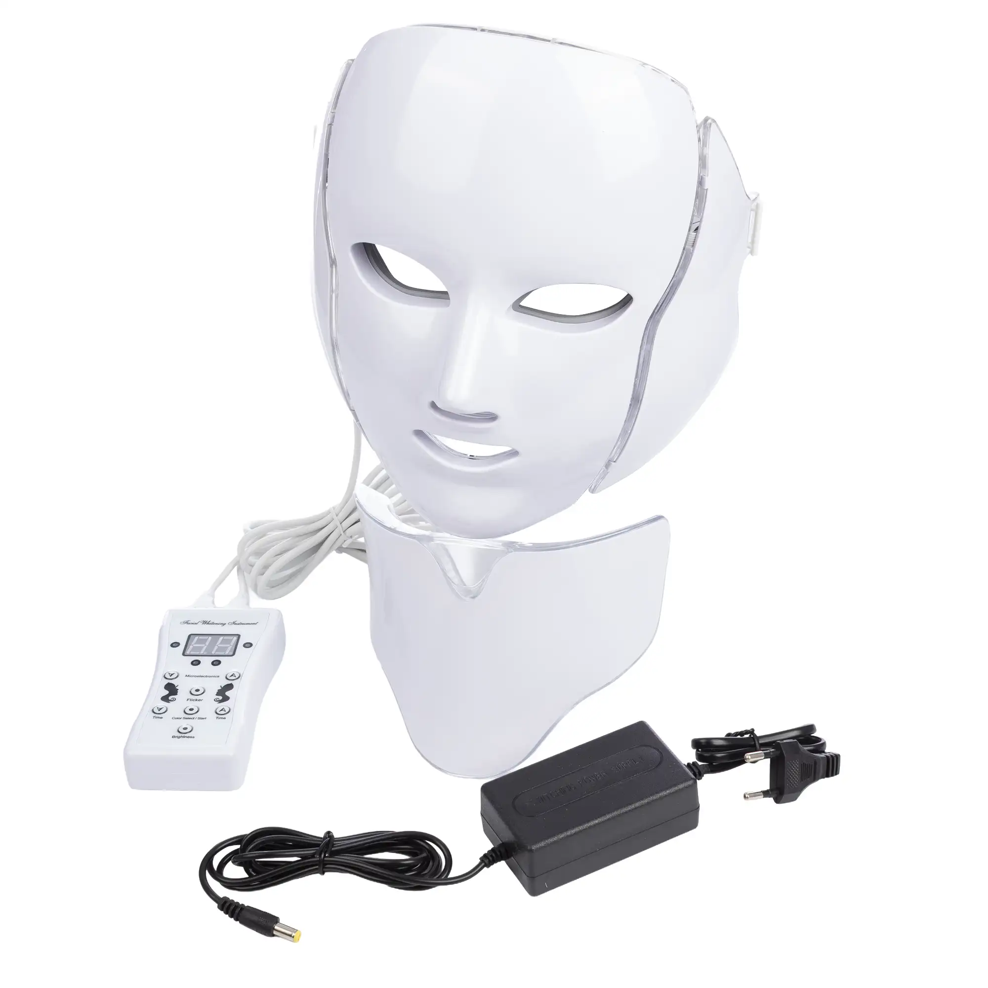 Máscara de micro Fototerapia rejuvenecimiento LED. Rejuvenecimiento y limpieza de la piel.
