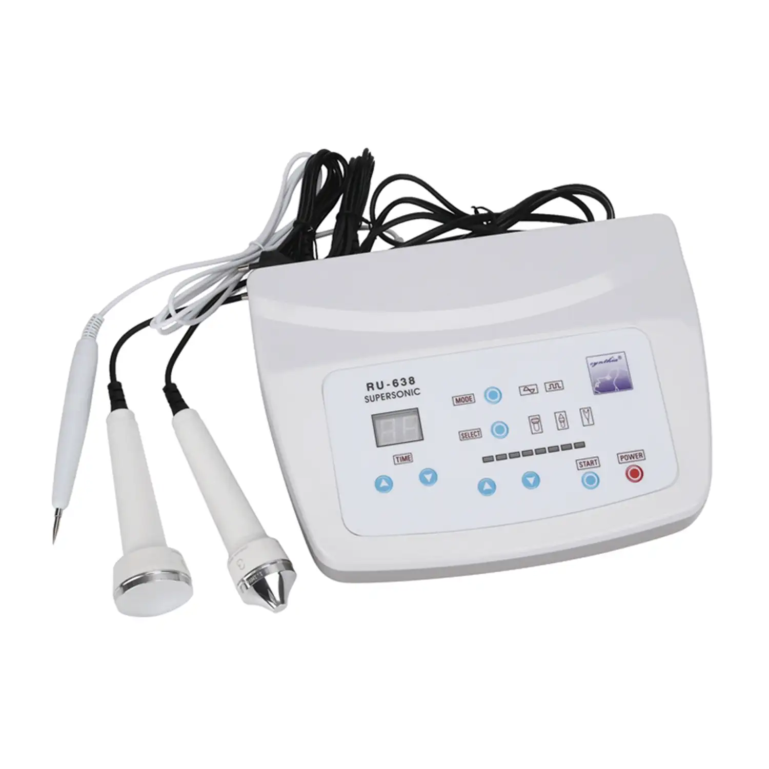 Instrumento de belleza ultrasónico 2 en 1. Instrumento de gestión de nevus ultrasónico y de eliminación de manchas en la cara.
