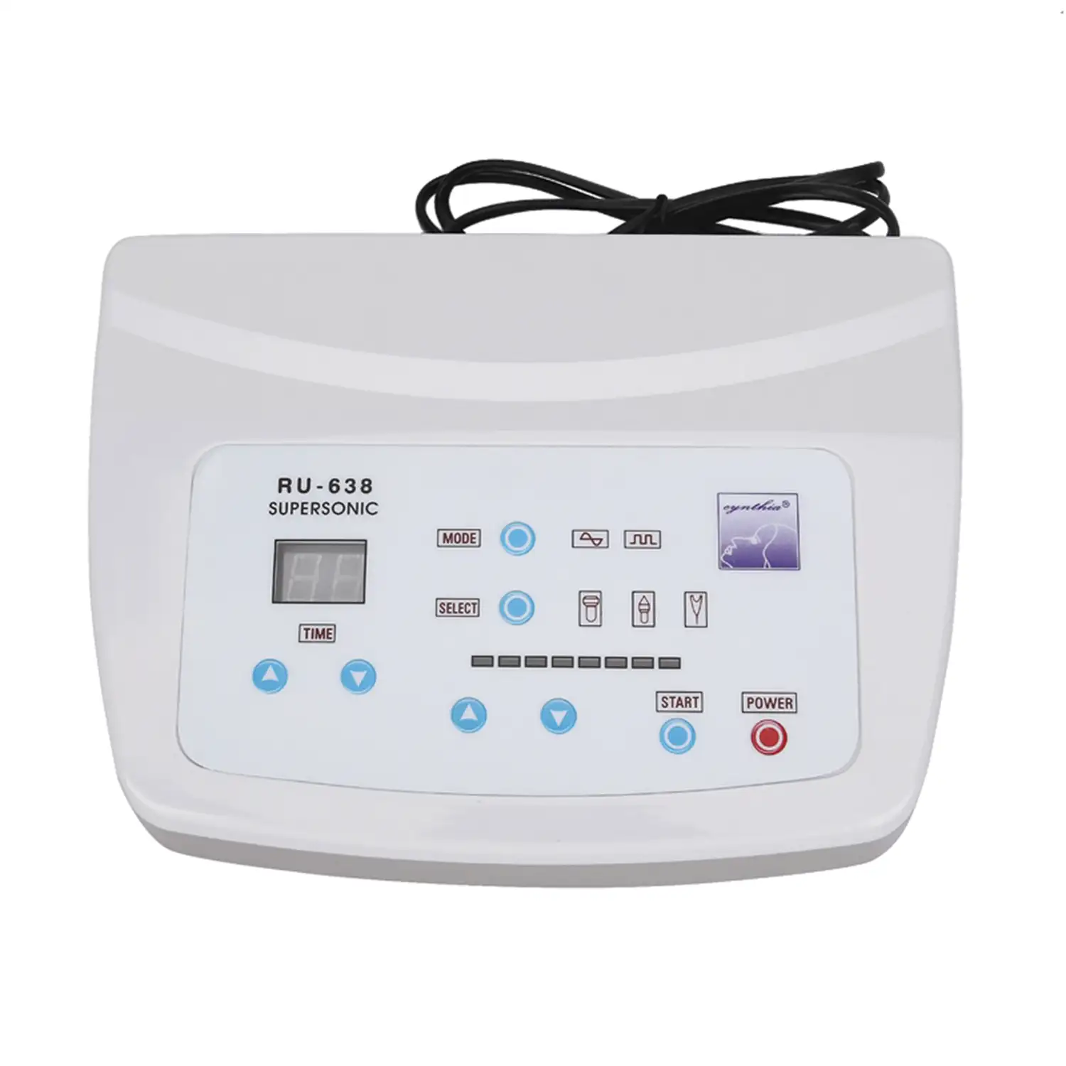 Instrumento de belleza ultrasónico 2 en 1. Instrumento de gestión de nevus ultrasónico y de eliminación de manchas en la cara.