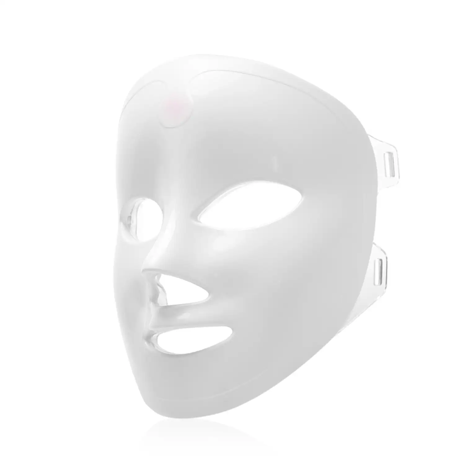 Máscara LED fotónica de cuidado facial de siete colores, con batería. Instrumento de belleza.