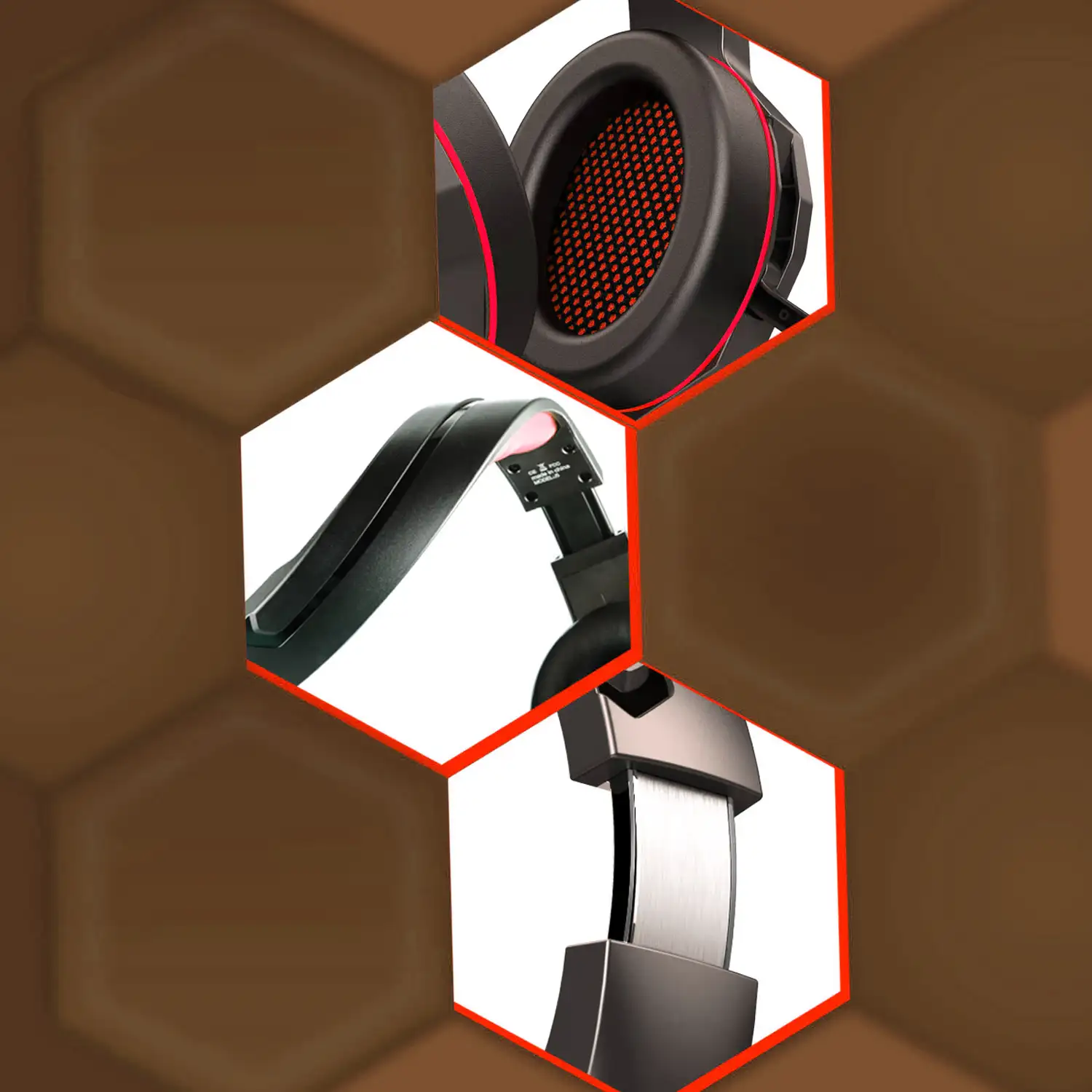Headset J5 Ultra-Flexible Premium con luces . Auriculares gaming con micro, conexión minijack para PC, portátil, PS4, Xbox One, móvil, tablet.
