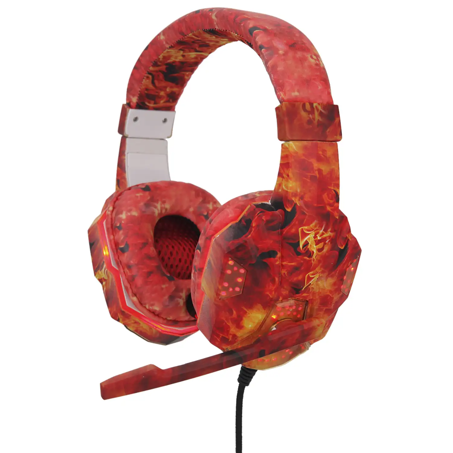 Cascos gaming con luces sales