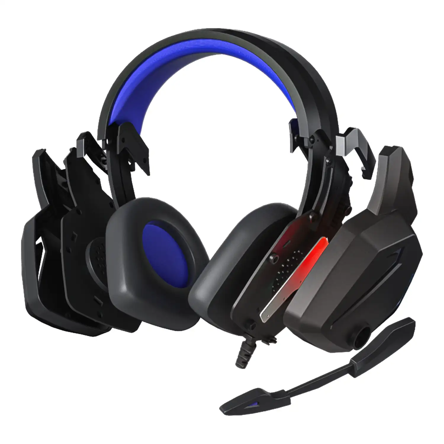 Headset SY820MV con luces led. Auriculares gaming con micro