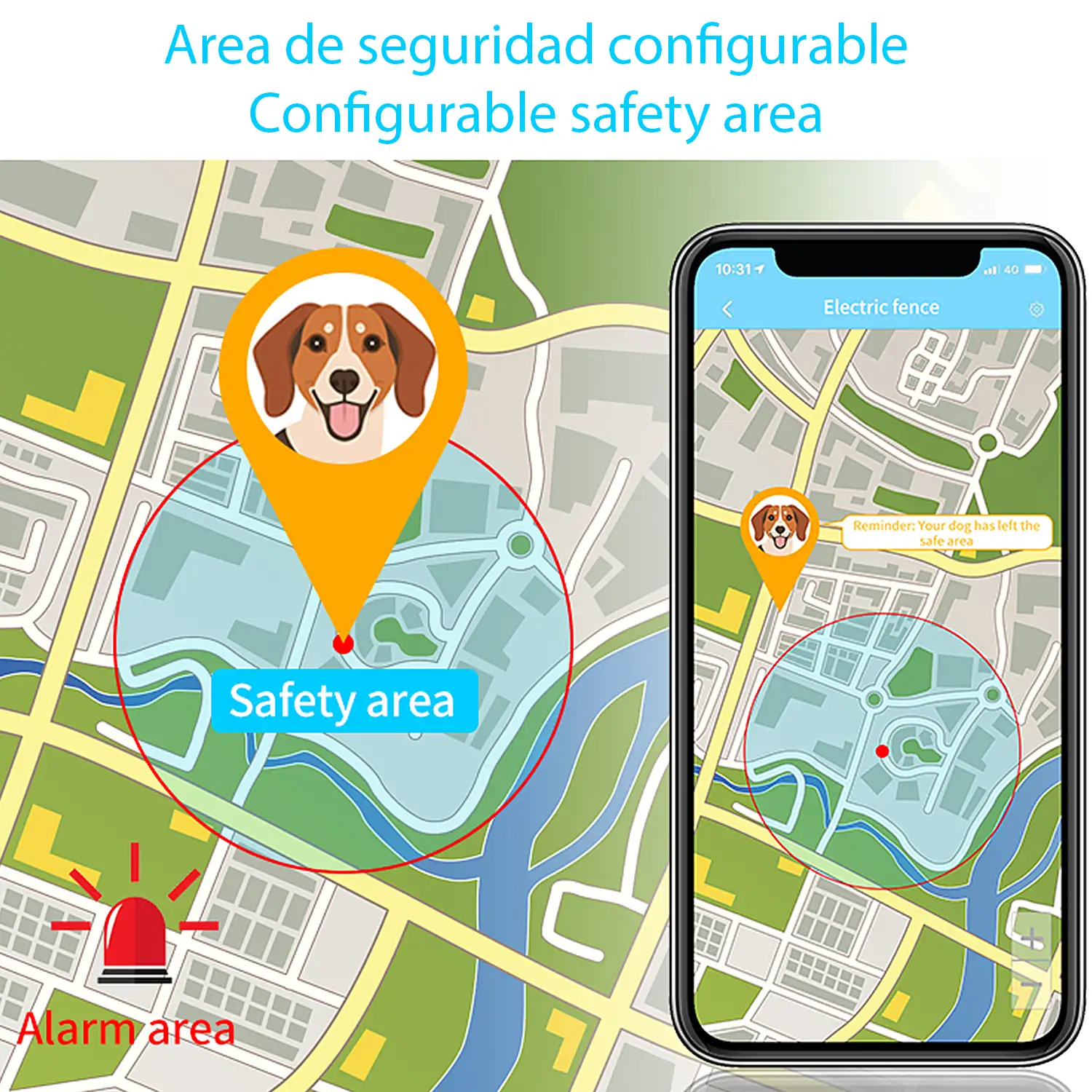 Localizador GPS especial para perros y mascotas. BDS+LBS+AGPS