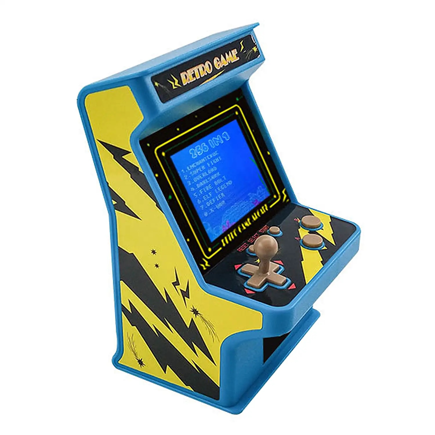 Consola Arcade GC18 máquina recreativa mini, portátil con 256 juegos. Pantalla 2,8 LCD.