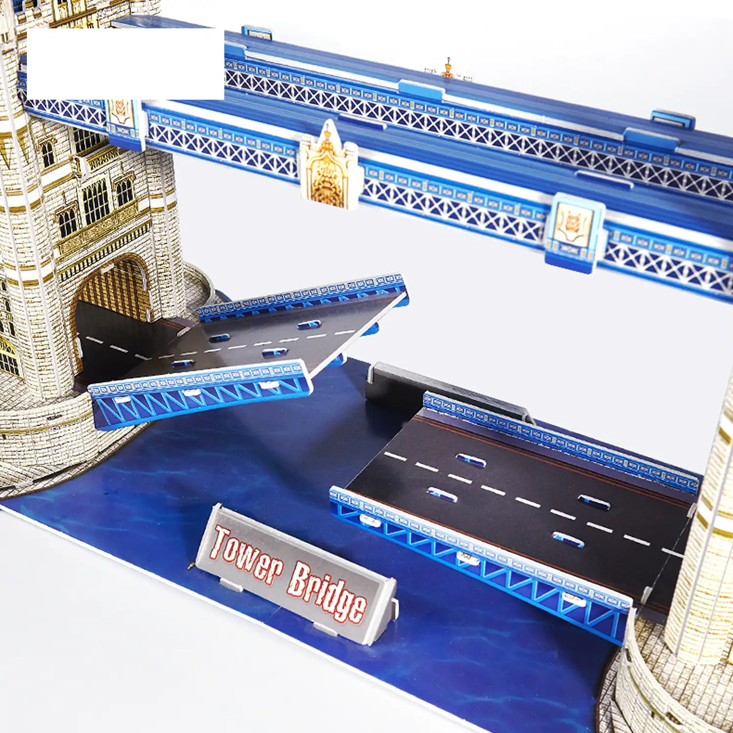 Puzle 3D torre de puente de Londres 79,5x17,5x21,5 cm.
