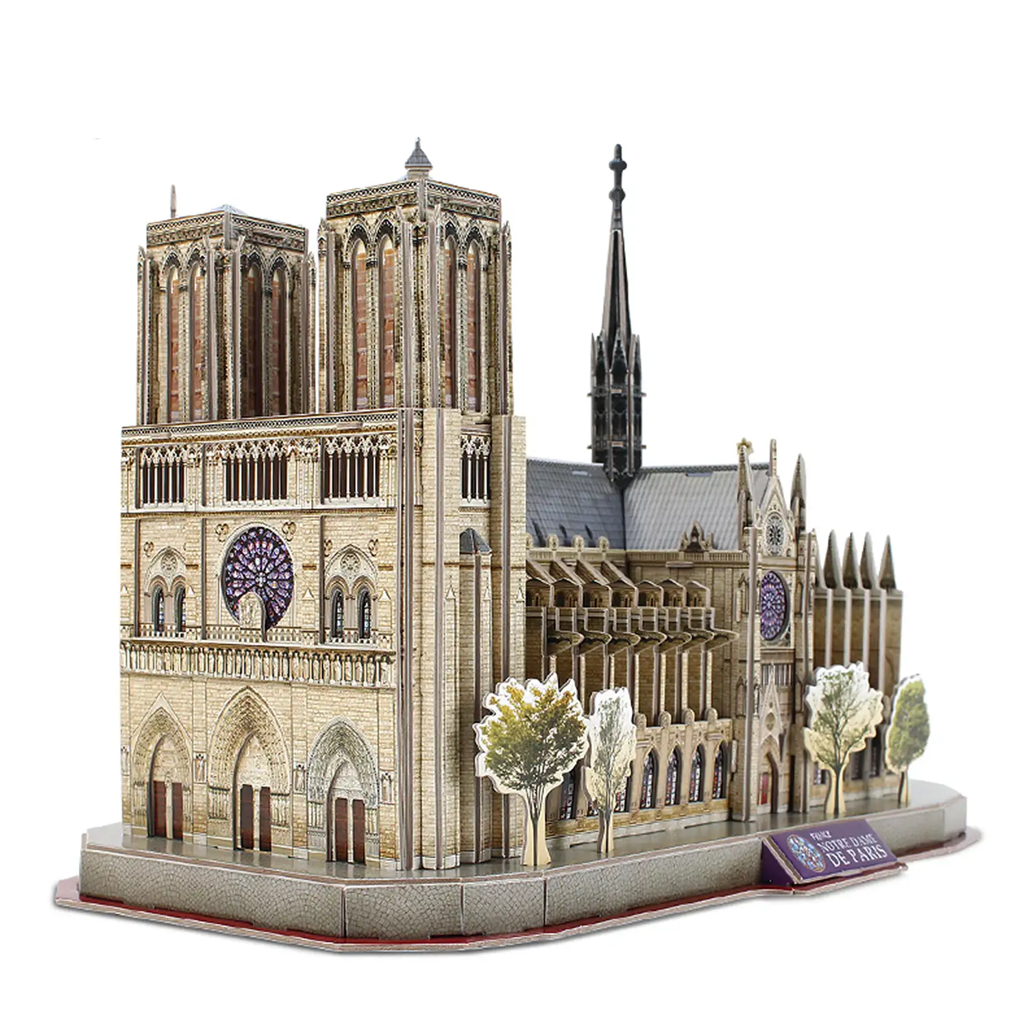 Puzle 3D Notre Dame de París 59x17x19 cm.