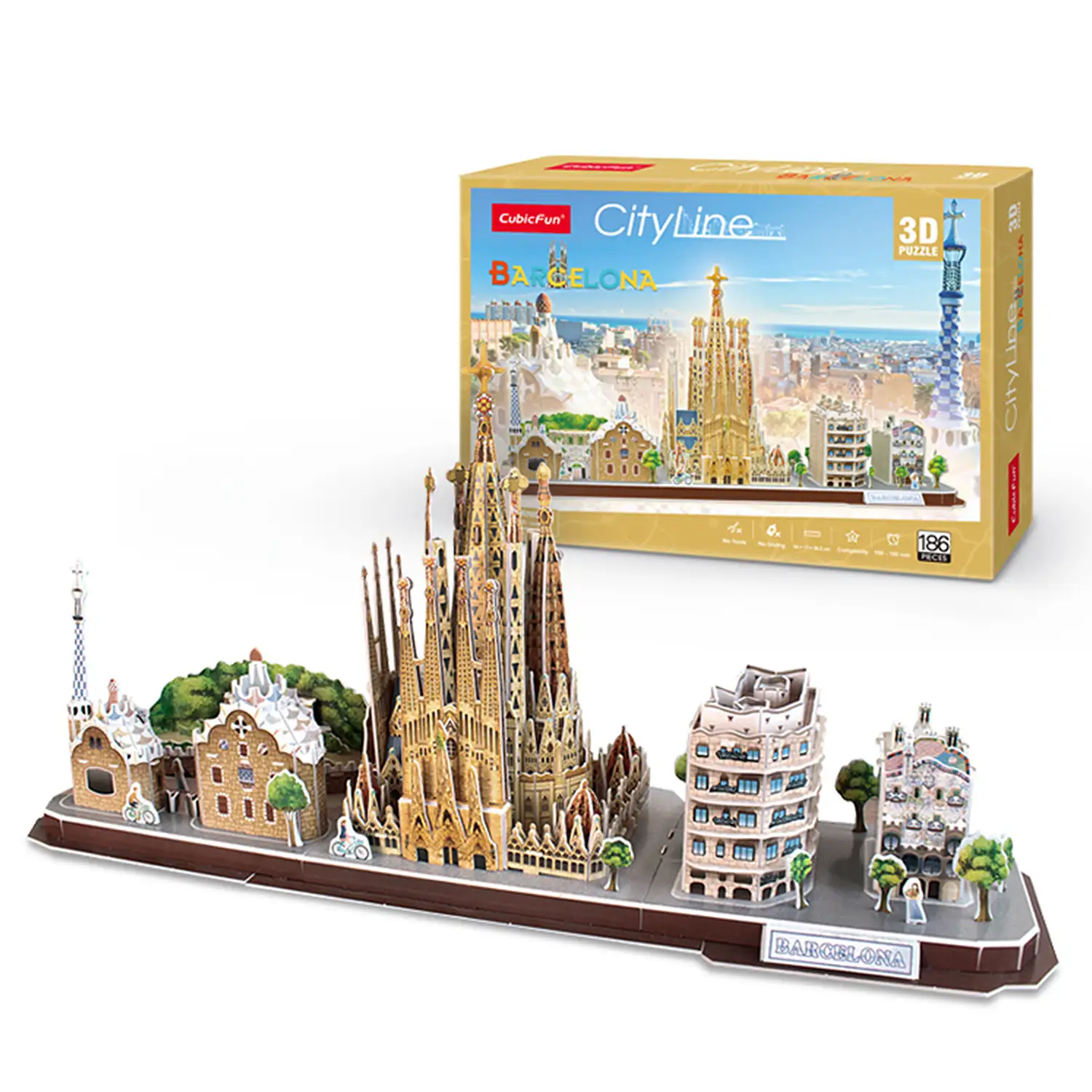 Puzle 3D CITY LINE BARCELONA