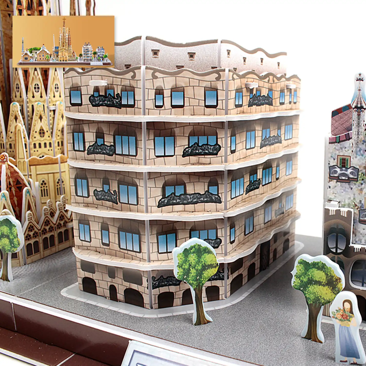 Puzzle 3D CITY LINE BARCELONA