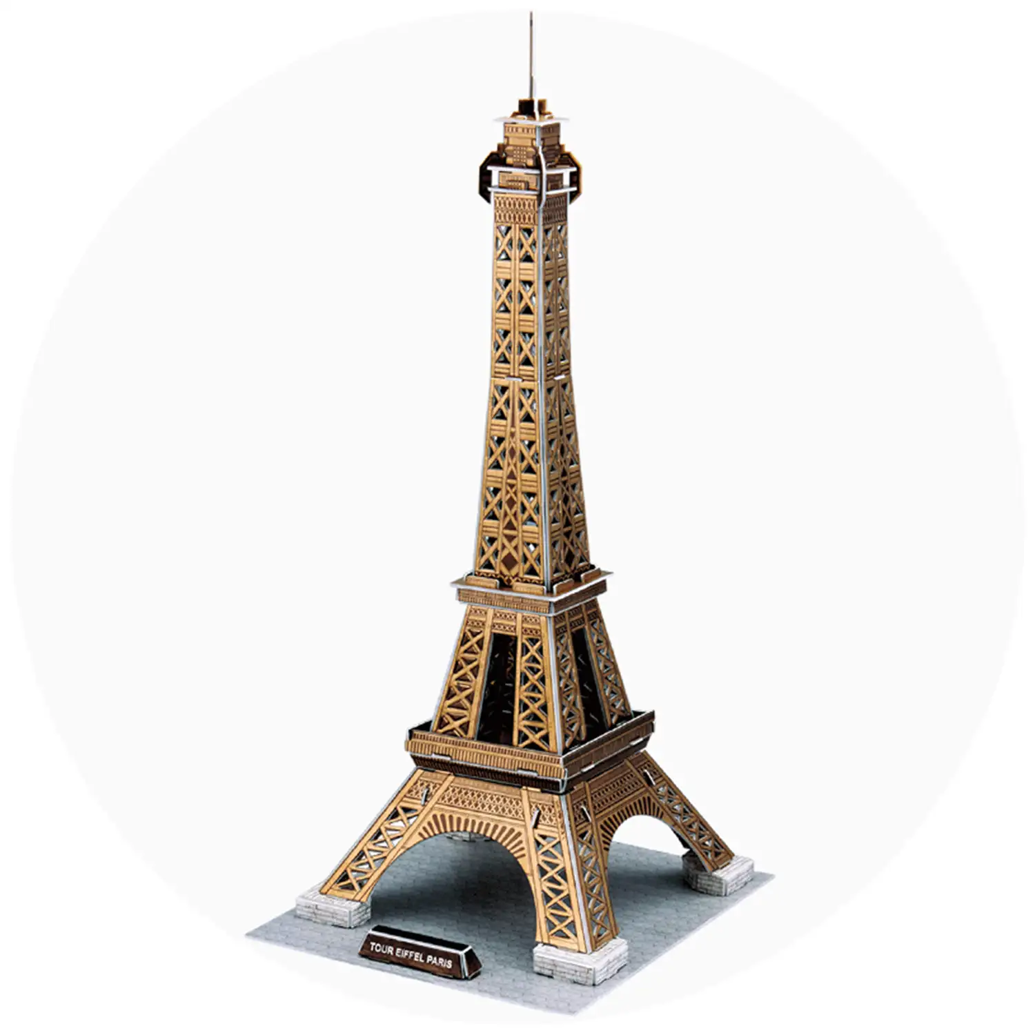 Puzzle 3D torre Eiffel 23x20,5x47 cm.