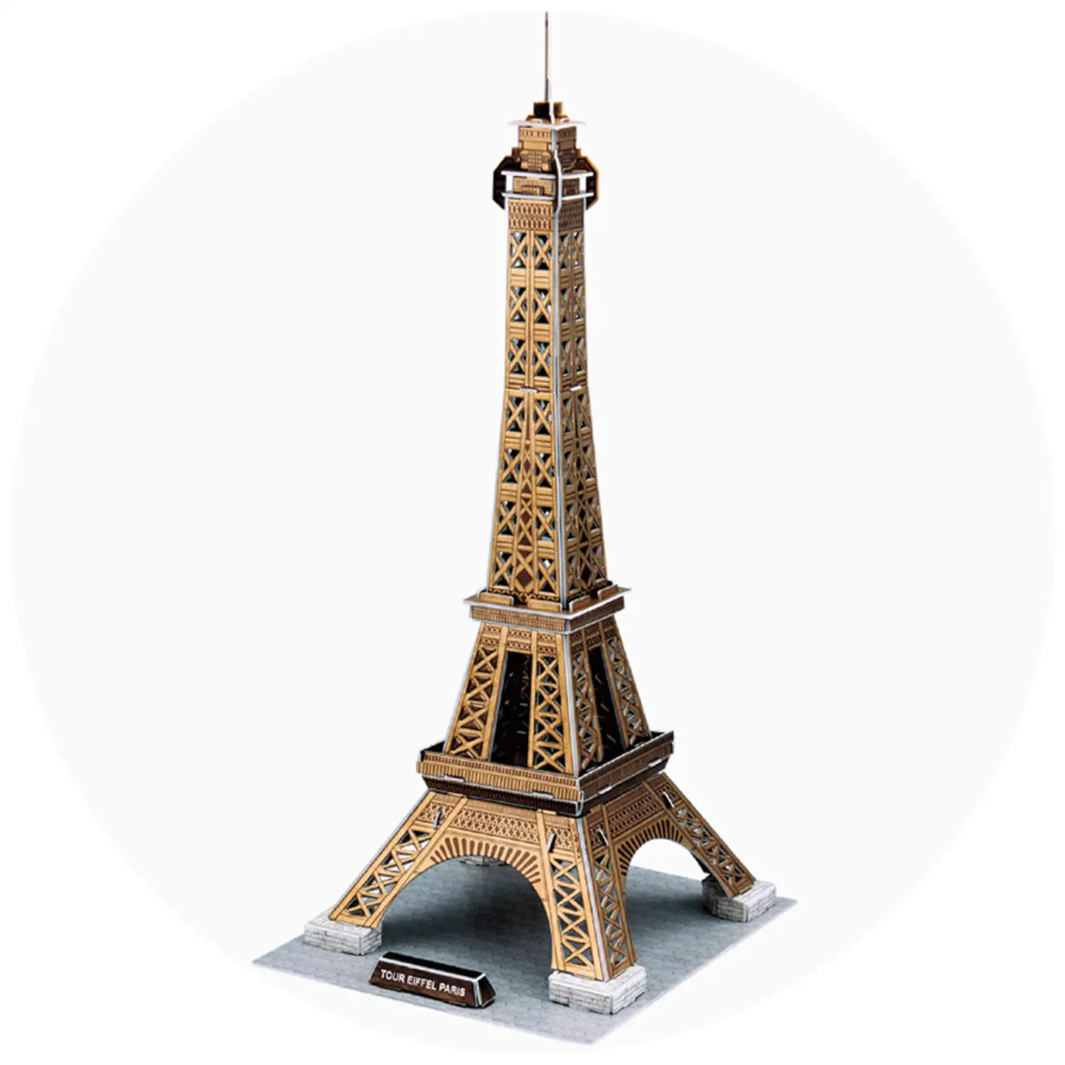 Puzle 3D torre Eiffel 23x20,5x47 cm.