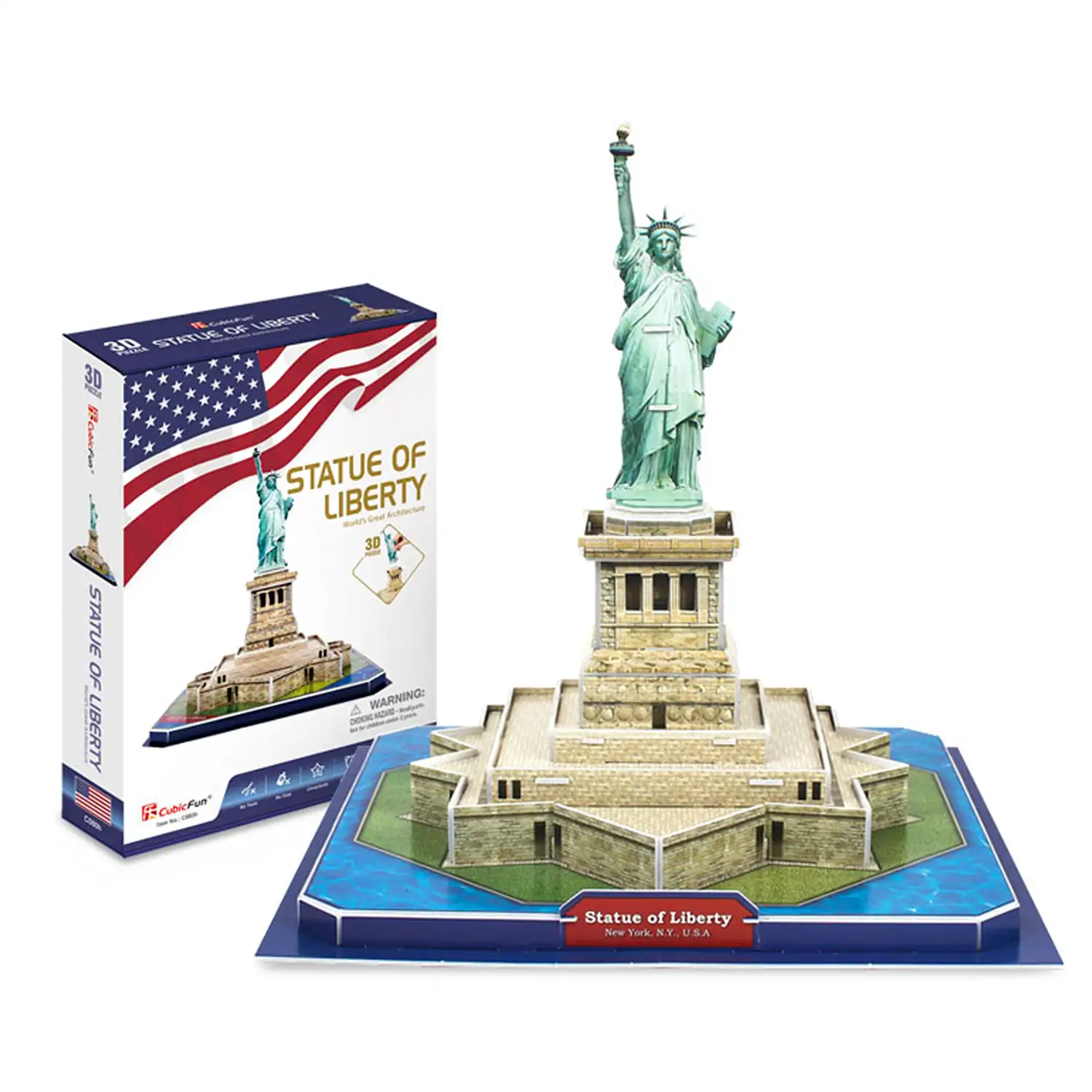 Puzzle 3D ESTATUA LIBERTAD grande