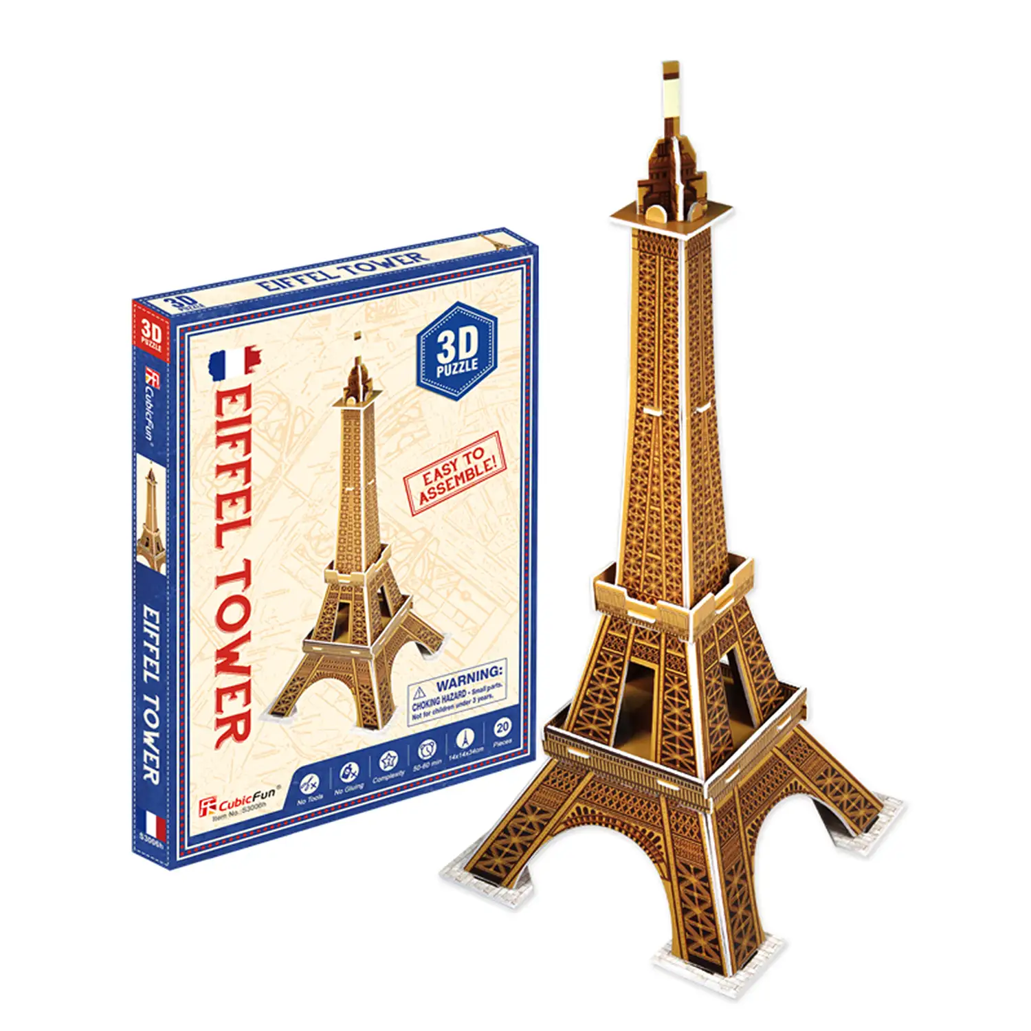 Puzzle 3D TORRE EIFFEL