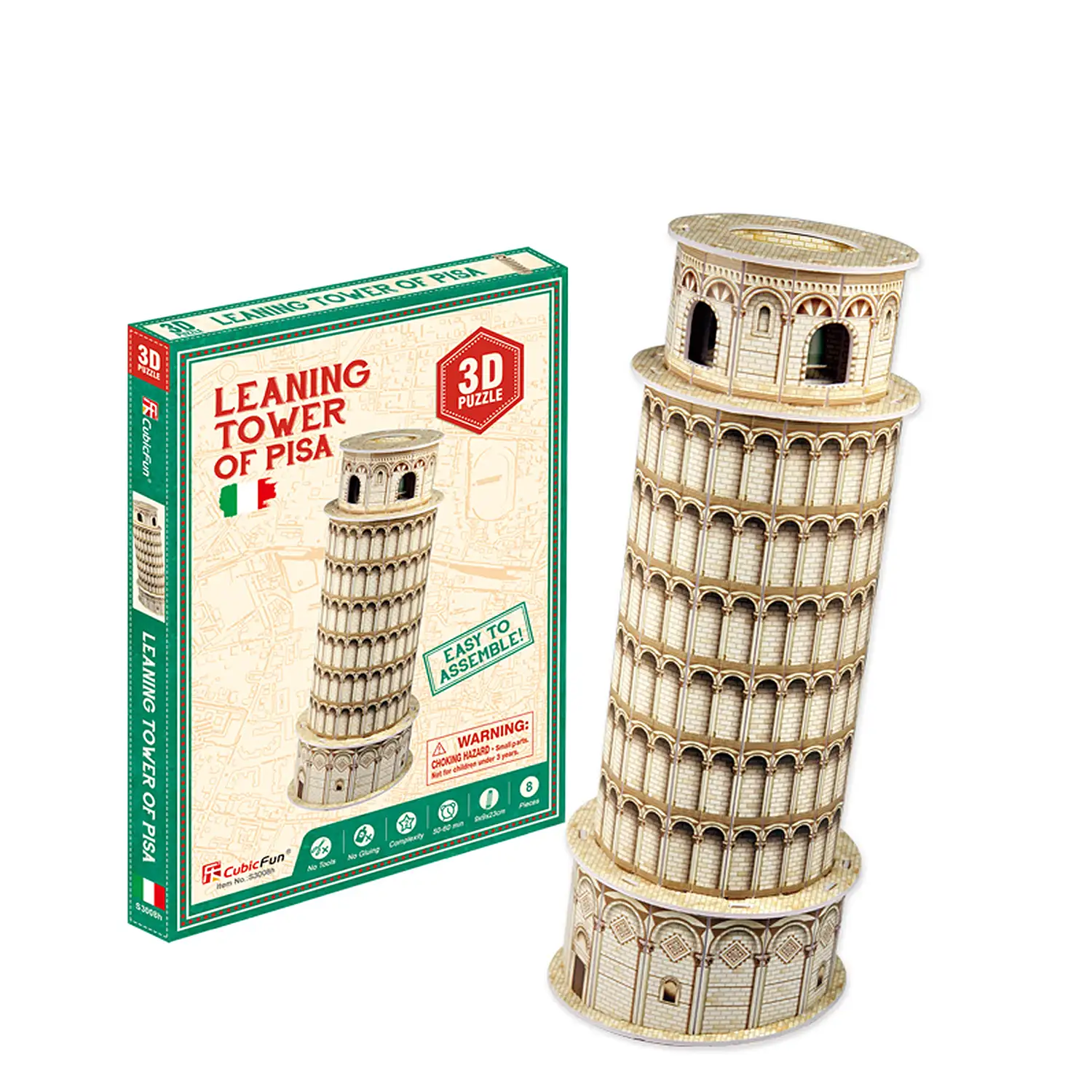 Puzzle 3D torre de Pisa.