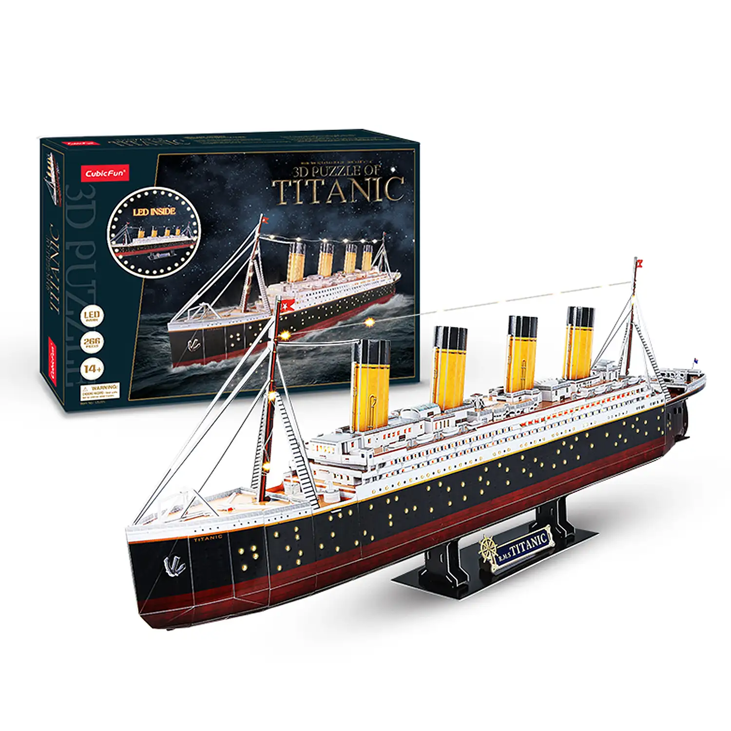 Puzle 3D Luminoso Titanic XL
