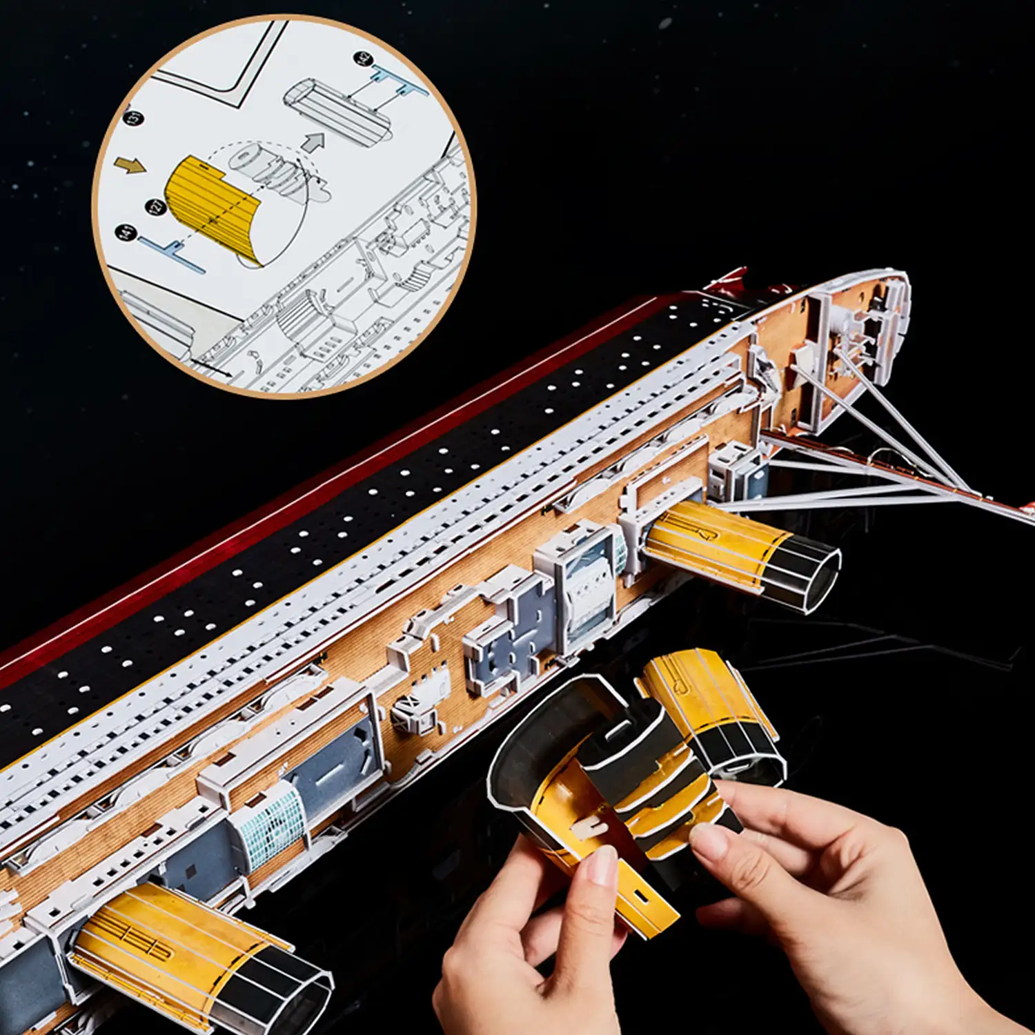 Puzle 3D Luminoso Titanic XL