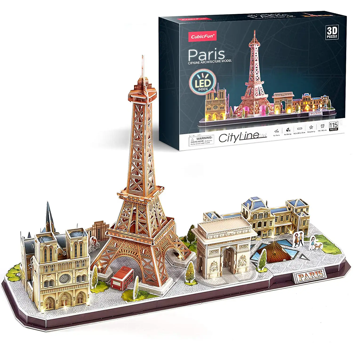 Puzzle 3D XL París cm.