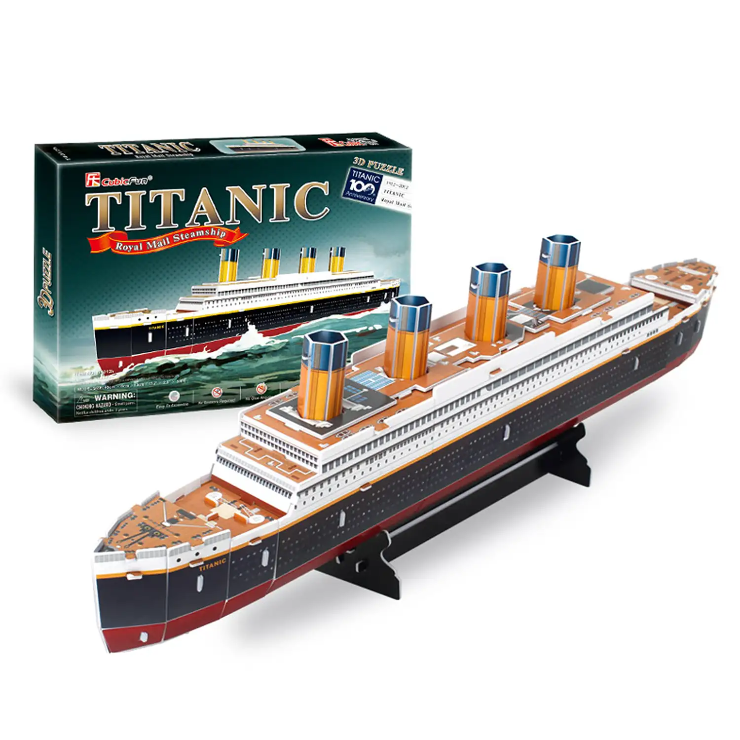 Puzle 3D TITANIC. 35 Piezas. Construcción sin herramientas.