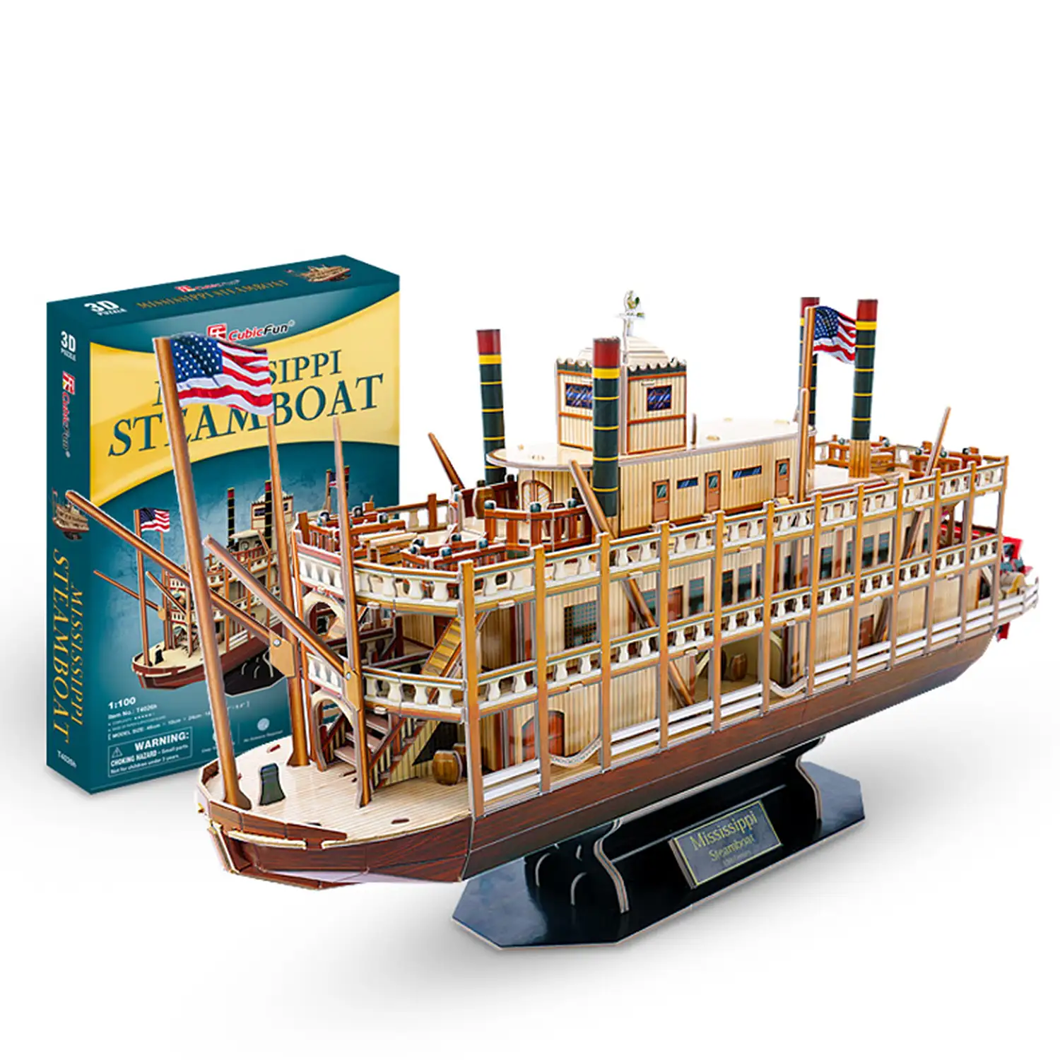 Puzle 3D BARCO VAPOR MISSISSIPPI