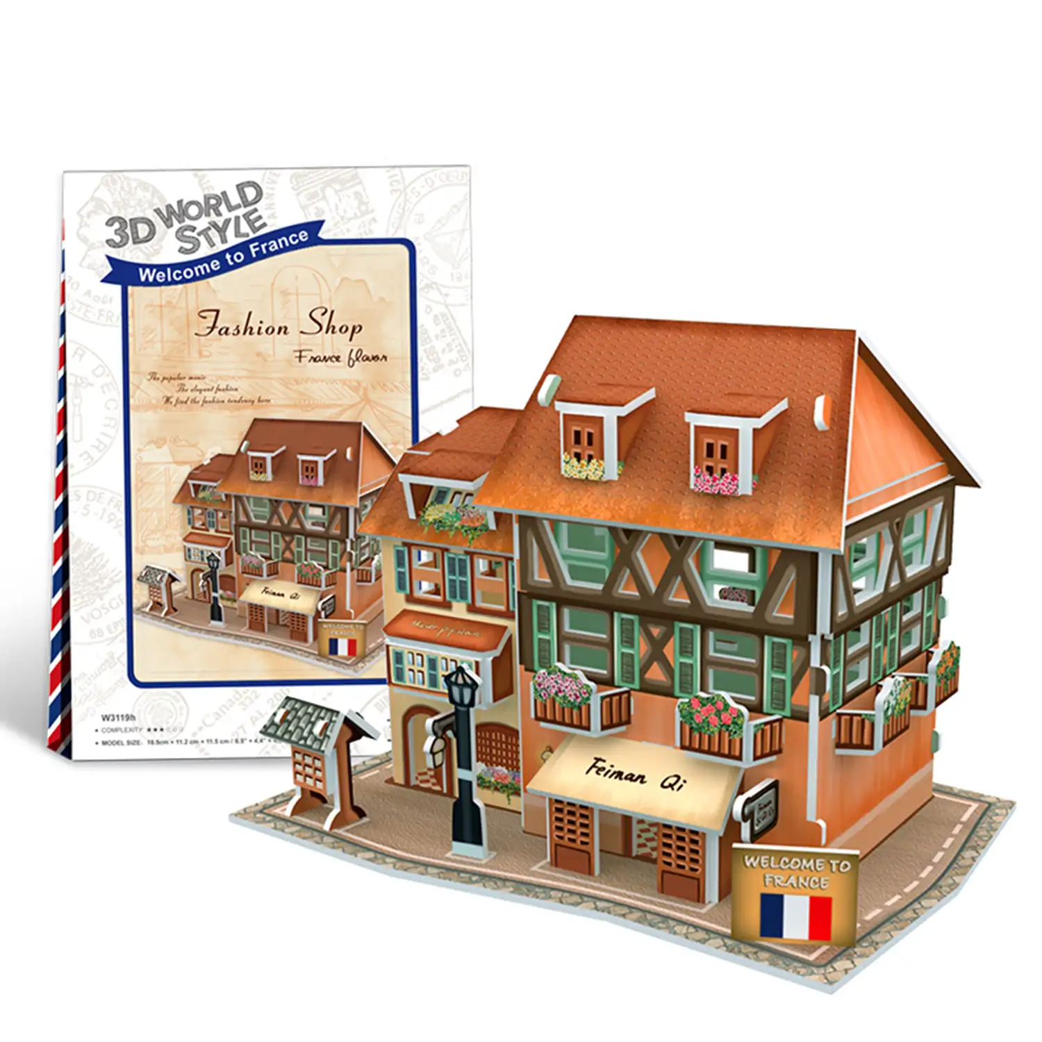 Puzzle 3D WORLD STYLE ESTILO CLASICO FRANCIA  Fashion Street Shop.