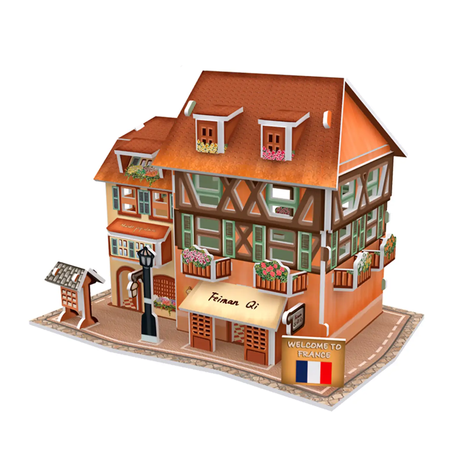 Puzzle 3D WORLD STYLE ESTILO CLASICO FRANCIA  Fashion Street Shop.