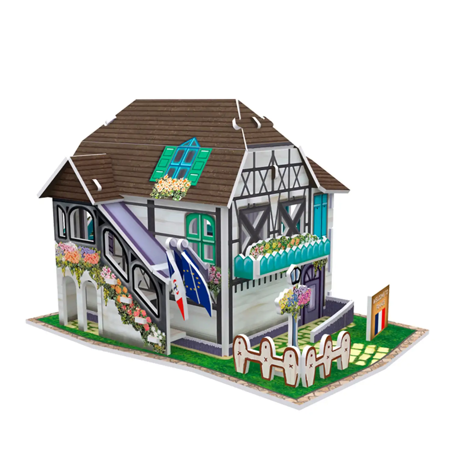 Puzle 3D WORLD STYLE ESTILO CLASICO FRANCIA Floristeria.