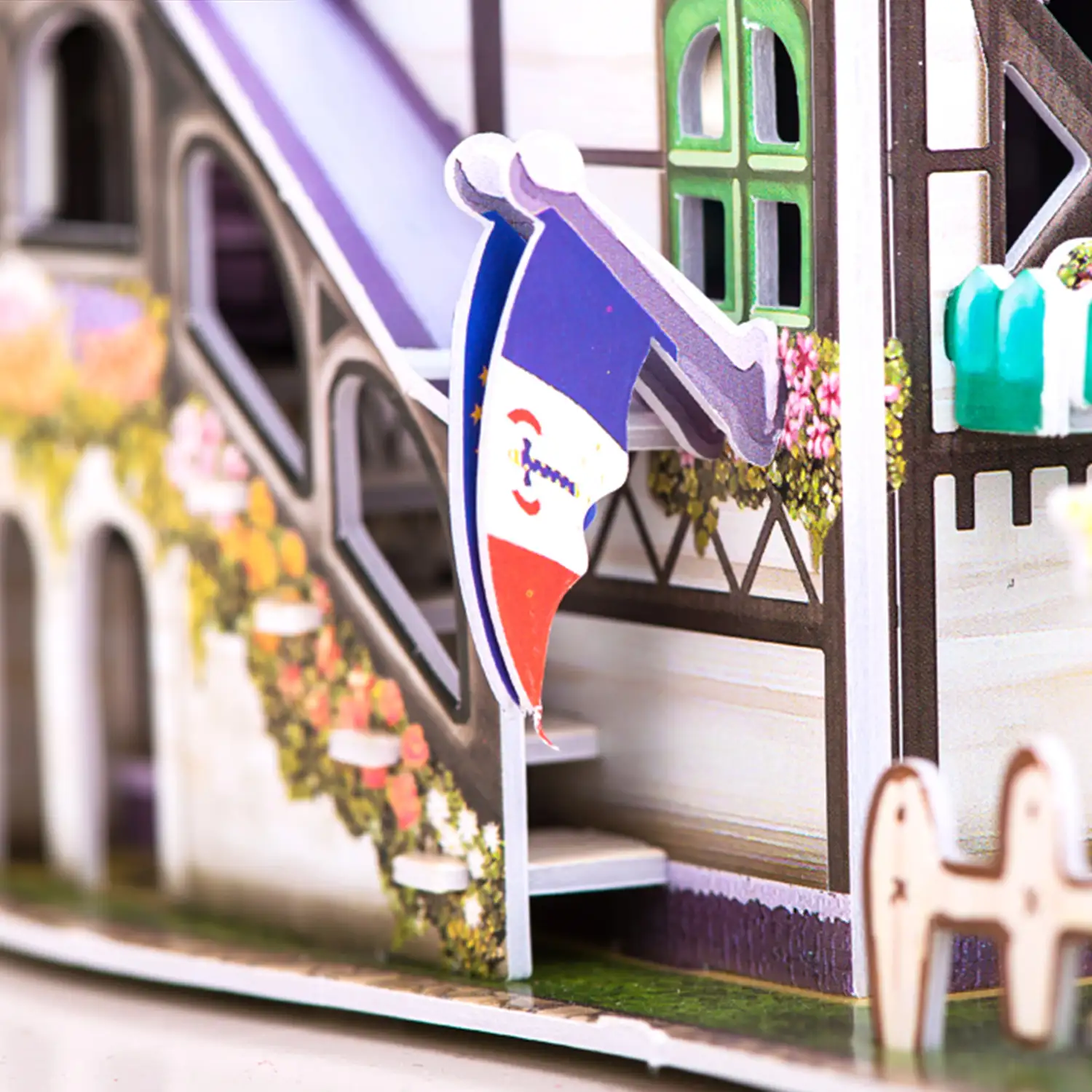 Puzle 3D WORLD STYLE ESTILO CLASICO FRANCIA Floristeria.