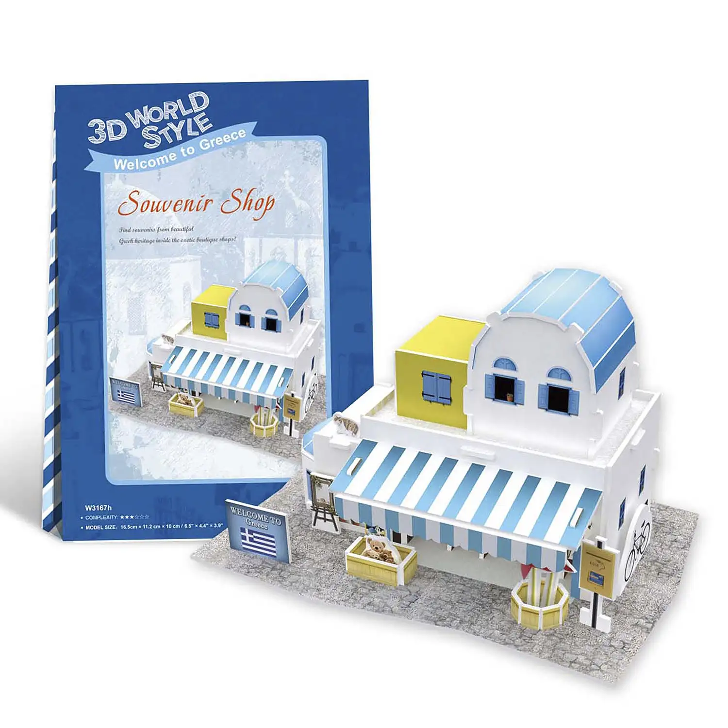 Puzle 3D WORLD STYLE ISLAS GRIEGAS Tienda Souvenir