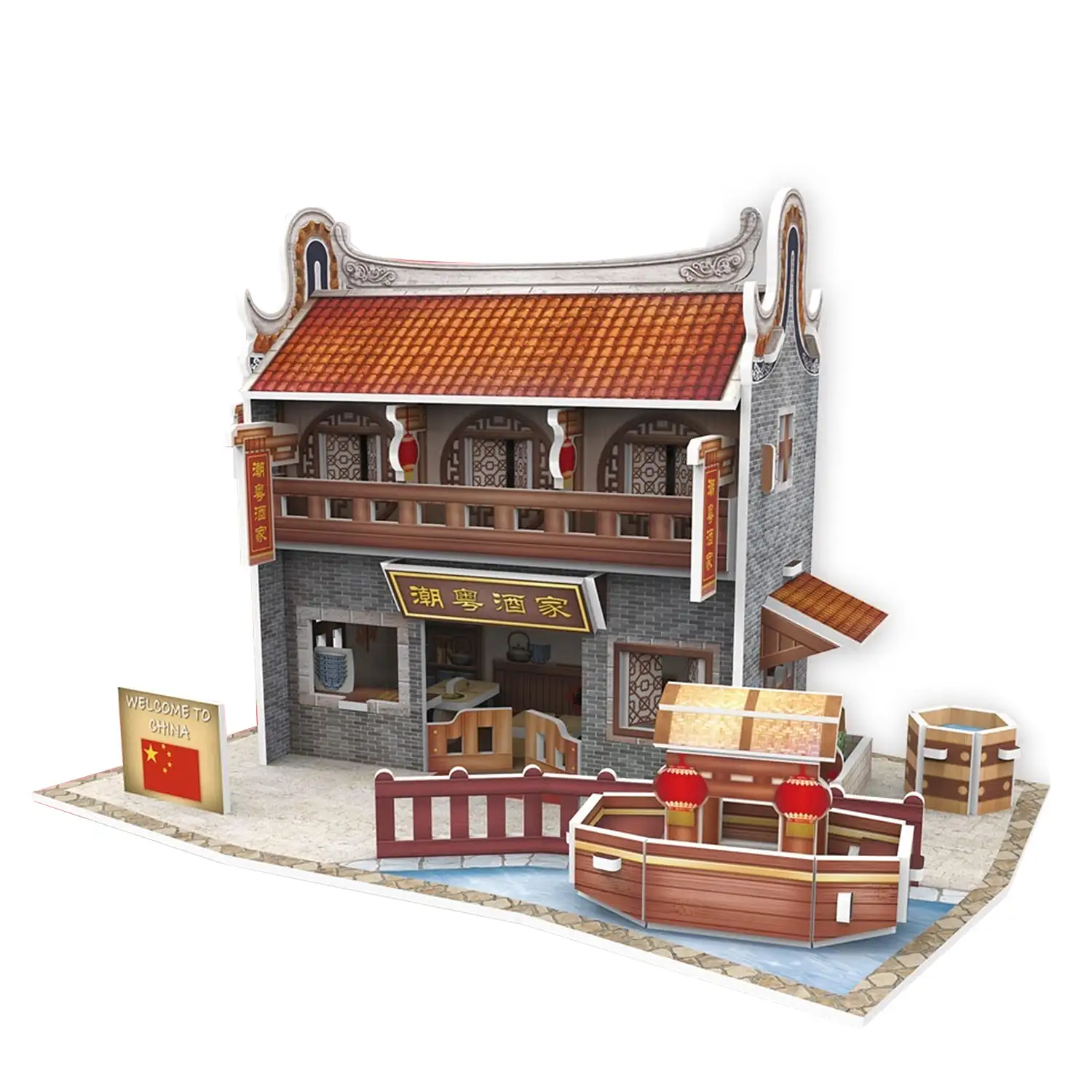 Puzle 3D WORLD STYLE CHINA Restuarante tradicional