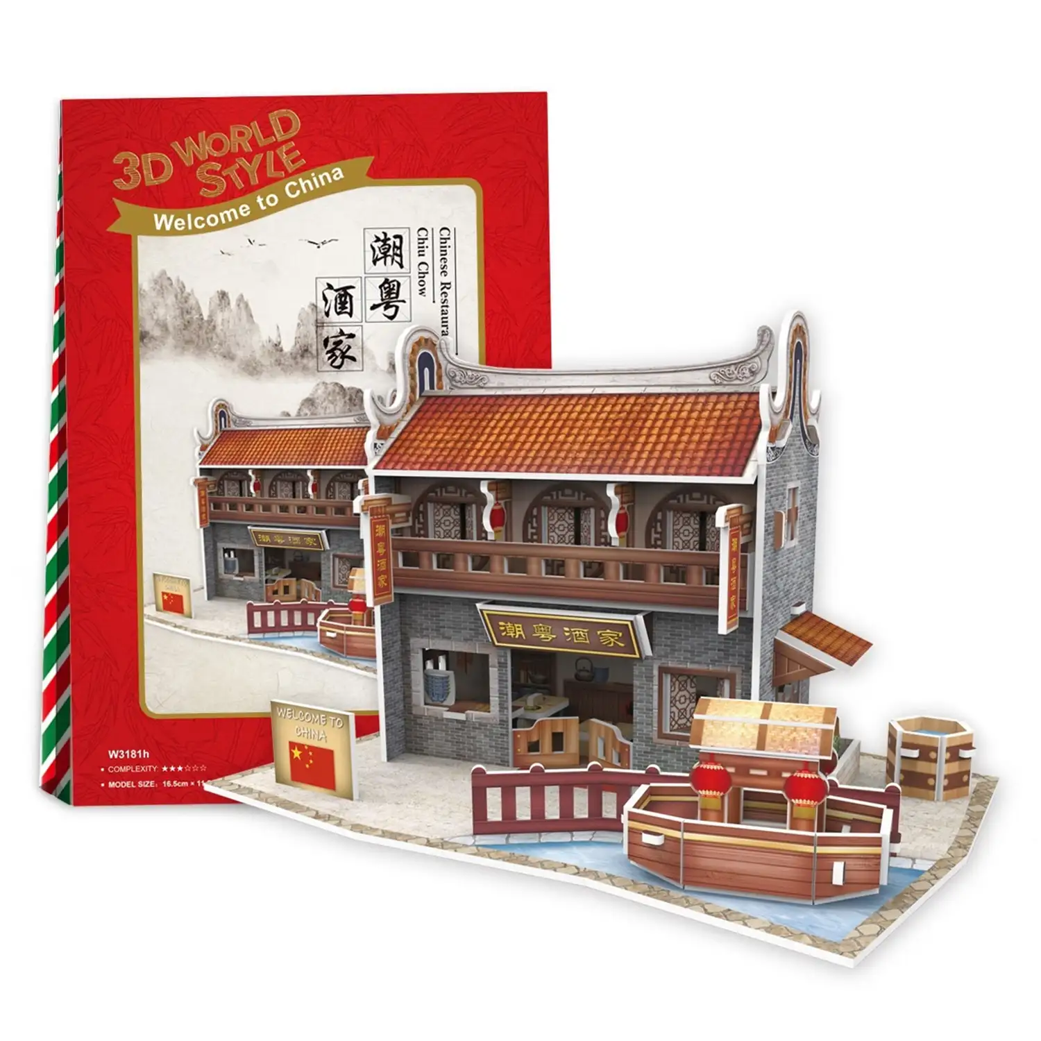 Puzle 3D WORLD STYLE CHINA Restuarante tradicional