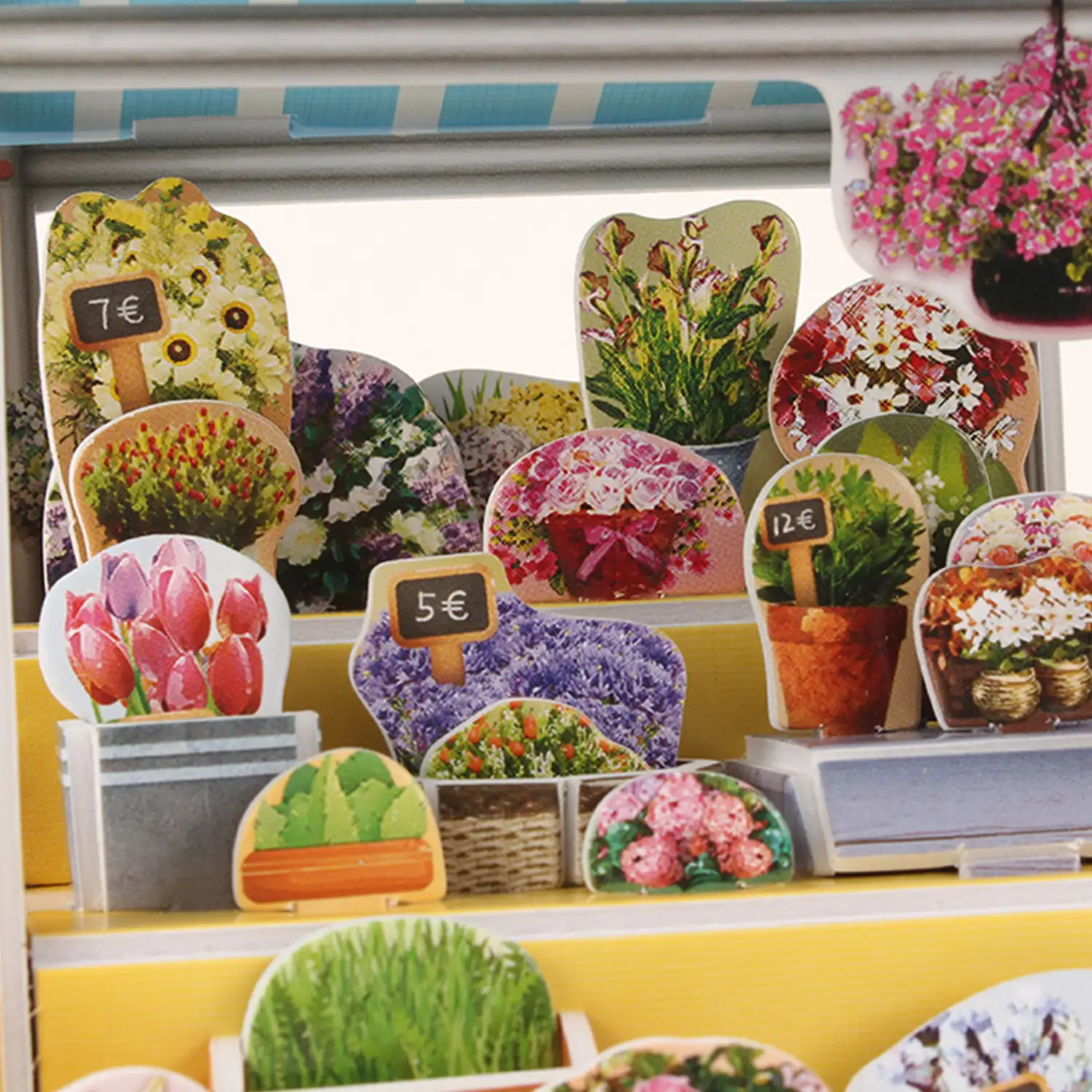 Puzle 3D WORLD STYLE FRANCIA  Puesto de Flores tradicional