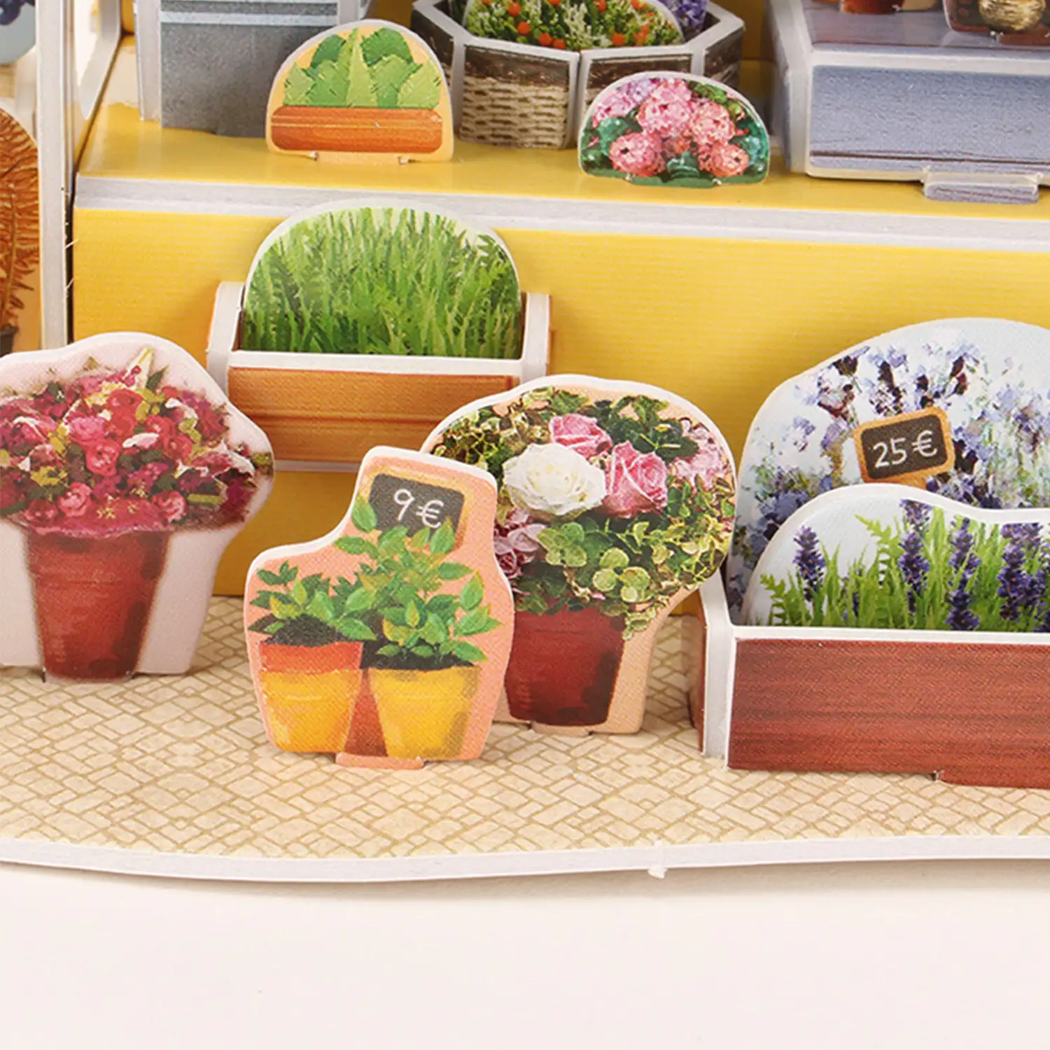 Puzle 3D WORLD STYLE FRANCIA  Puesto de Flores tradicional