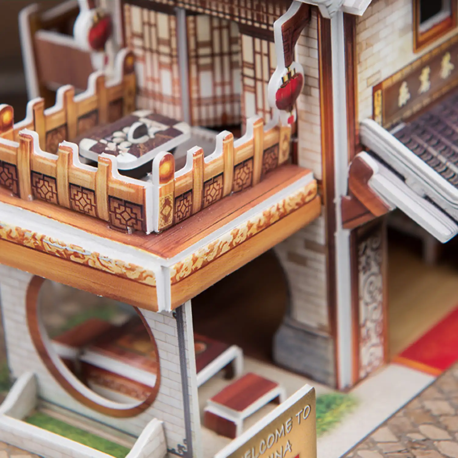 Puzle 3D WORLD STYLE CHINA ORIENTAL TIENDA DE TÉ LEMIN tradicional