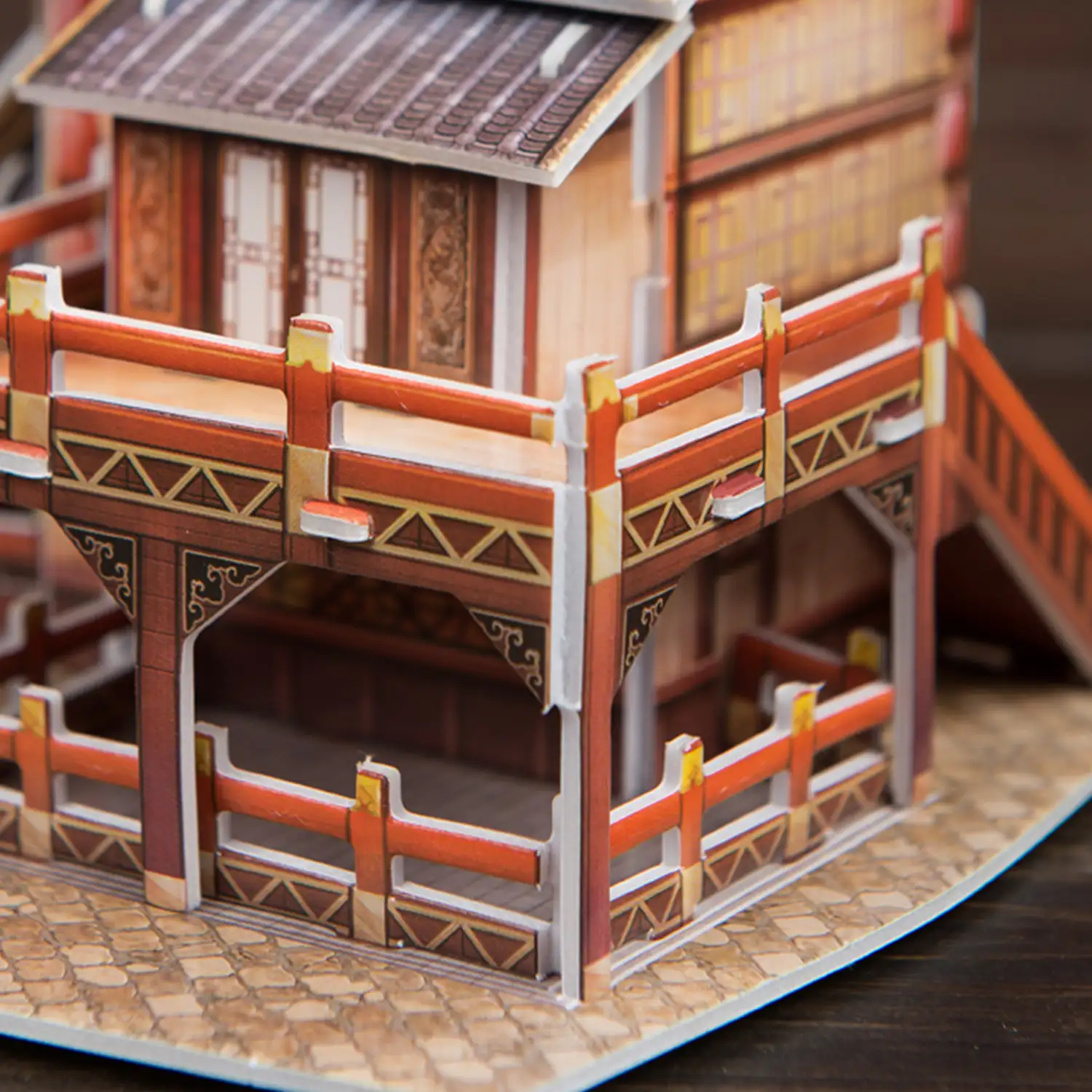Puzzle 3D WORLD STYLE CHINA ORIENTAL TABERNA DEL DRAGÓN tradicional