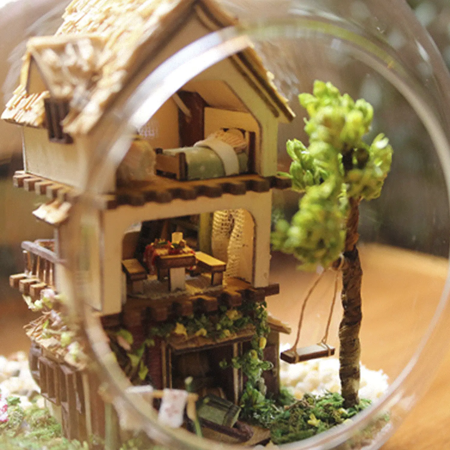 Maqueta miniatura 3D Island Forest Dream 12x12x12 cm.