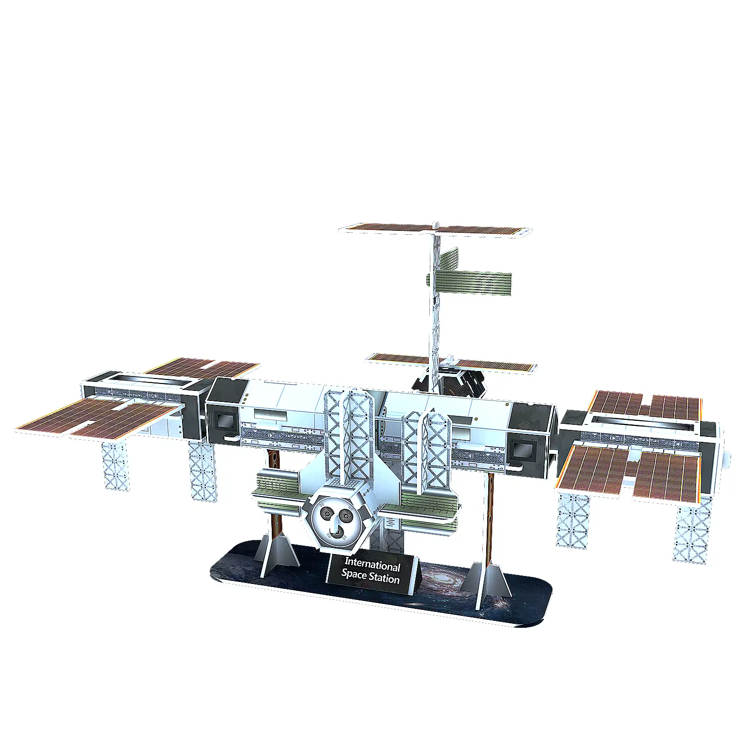 Puzzle 3D International Space Station 44 piezas. 25,1x20,9x13,6 cm.