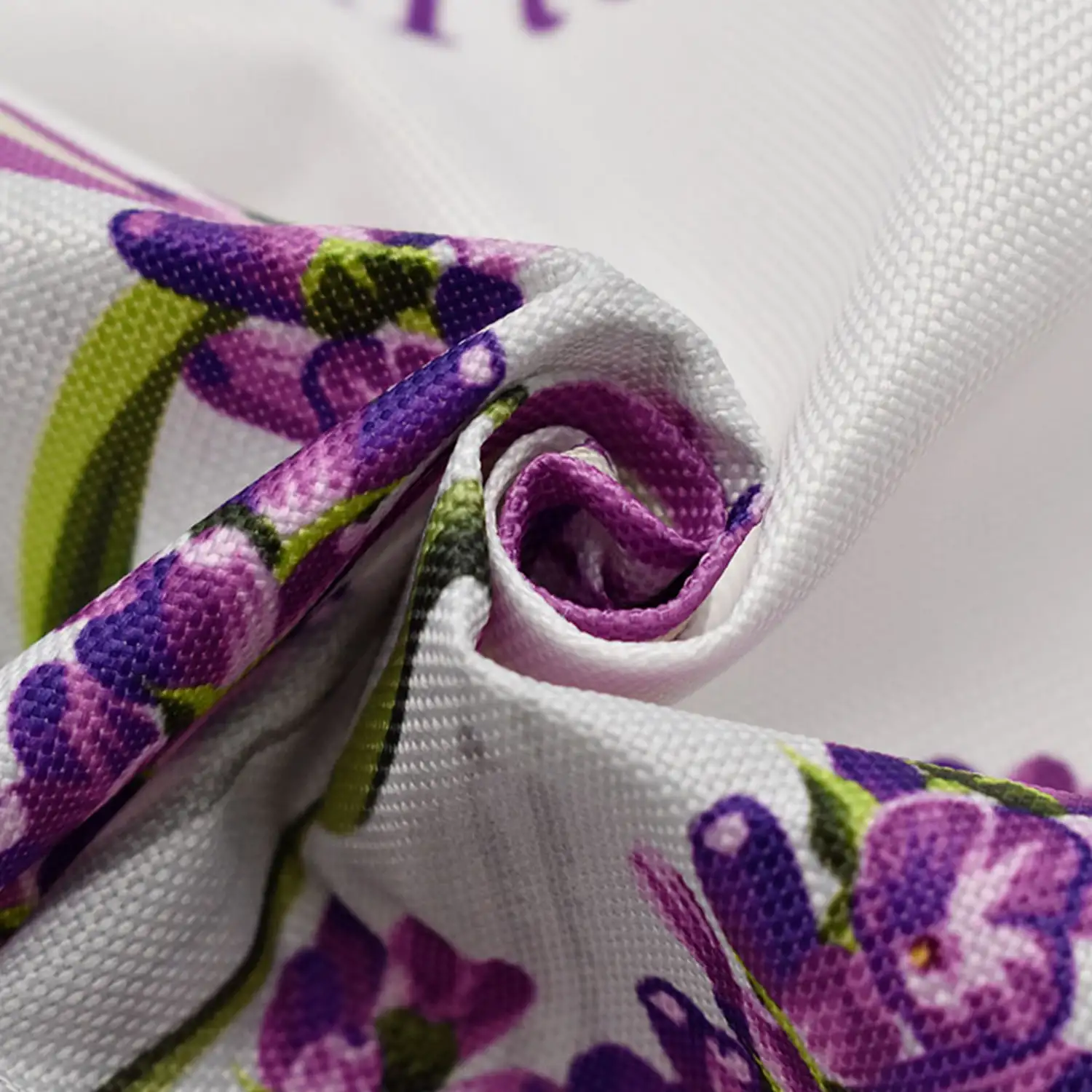 Delantal ajustable diseño lavanda 60x80 cm.