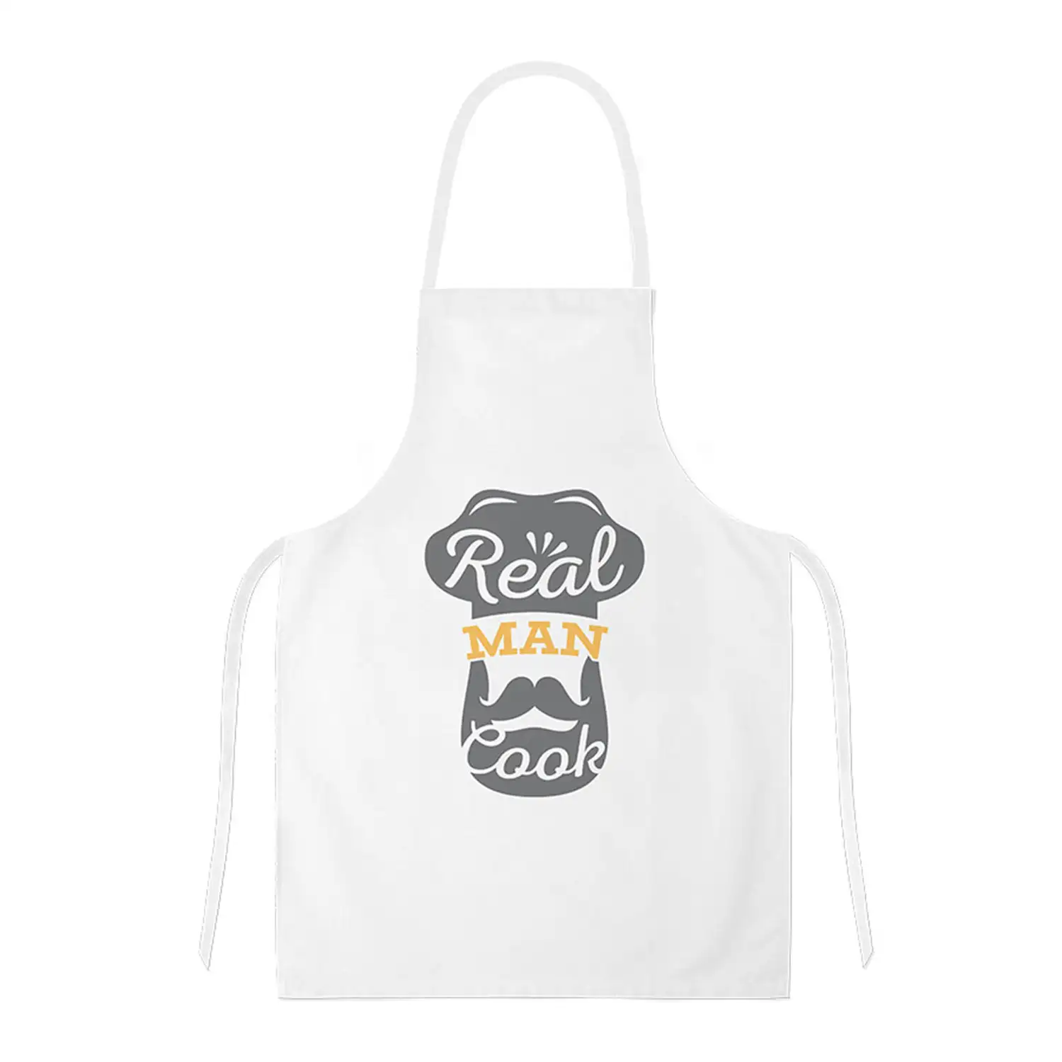 Delantal ajustable diseño gorro de cocina 60x80 cm.