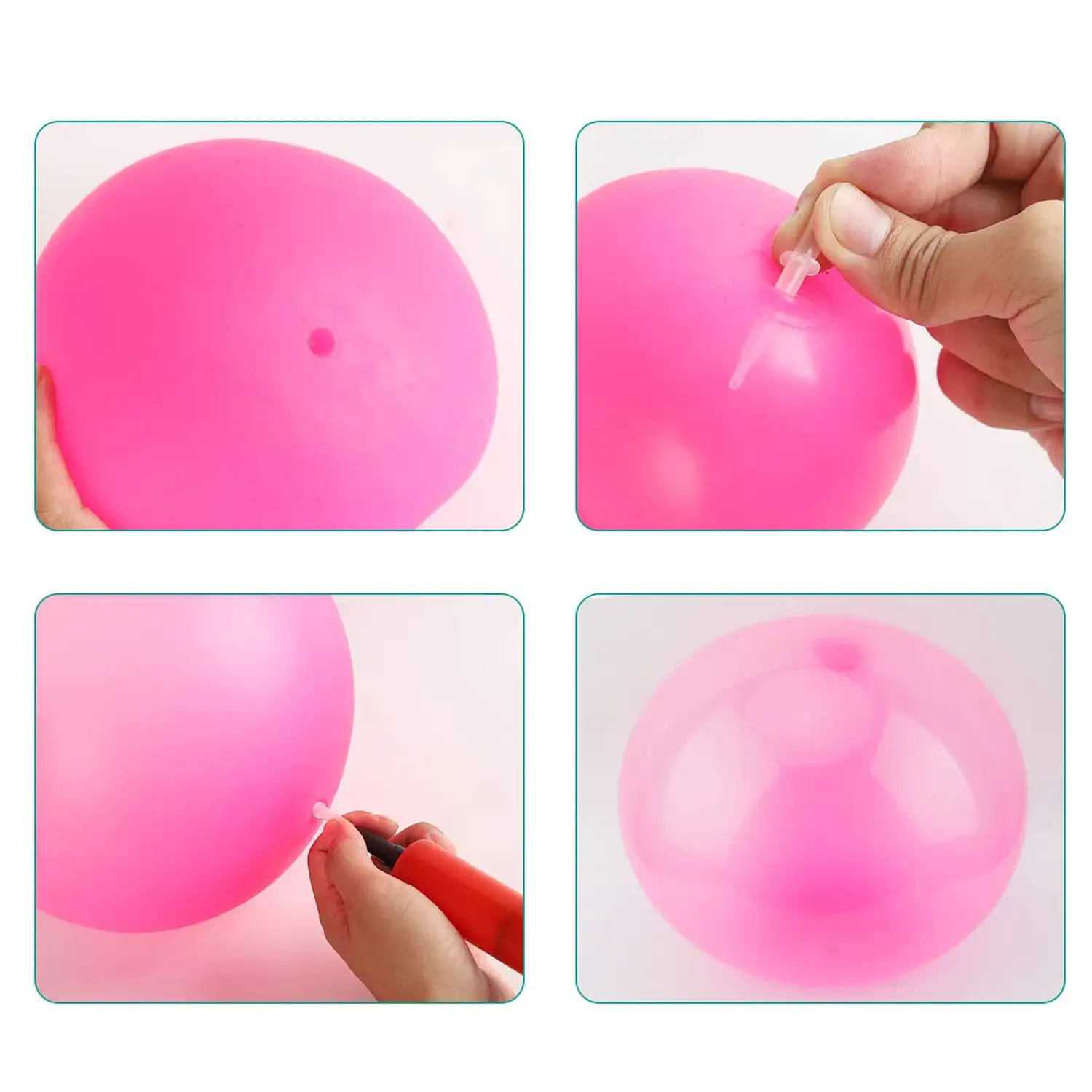 Bubble Ball gigante. Hinchable con agua o aire, 70cm.