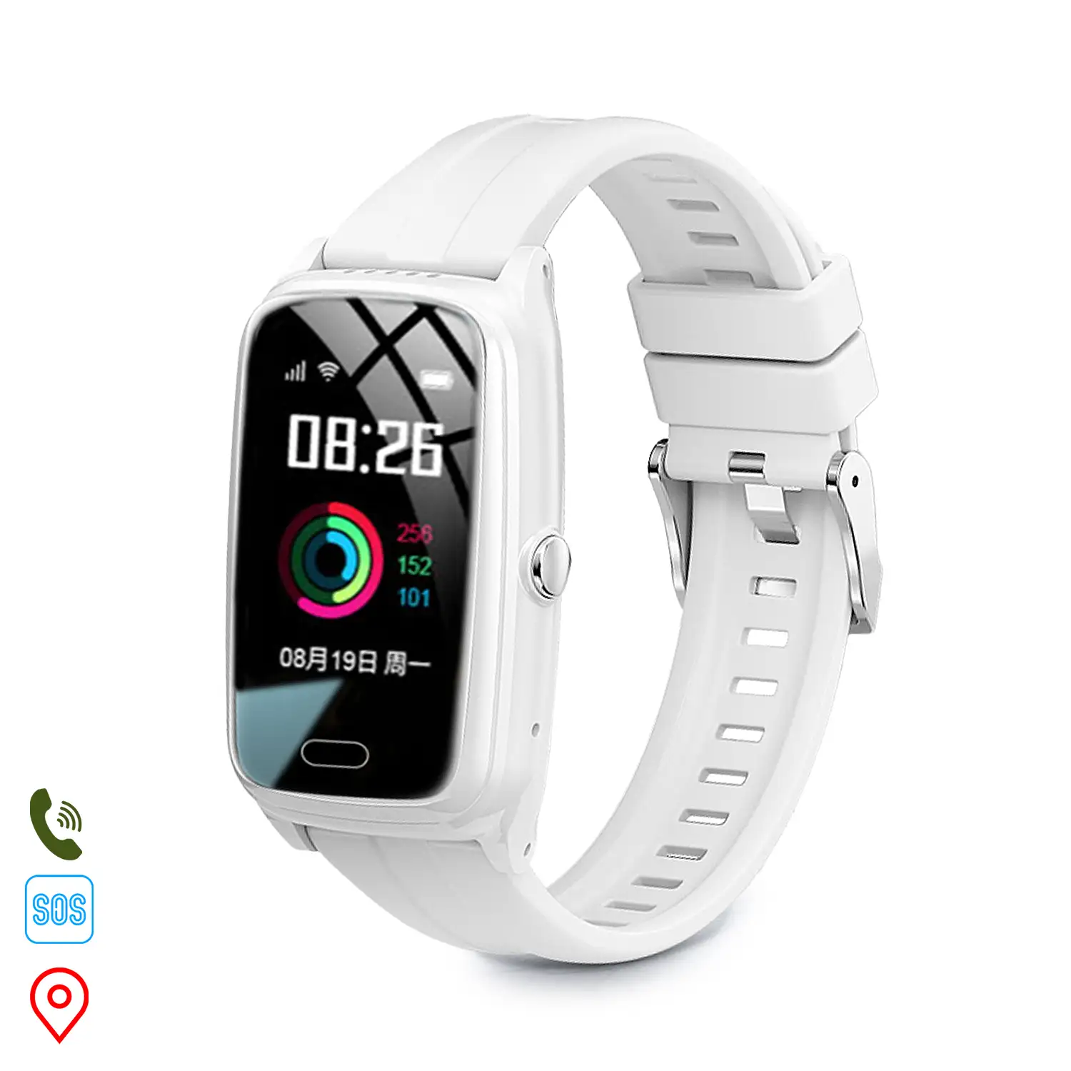 Smartwatch 4G D9W-XT localizador LBS, Wifi y llamadas. Con termómetro, monitor cardiaco y podómetro.