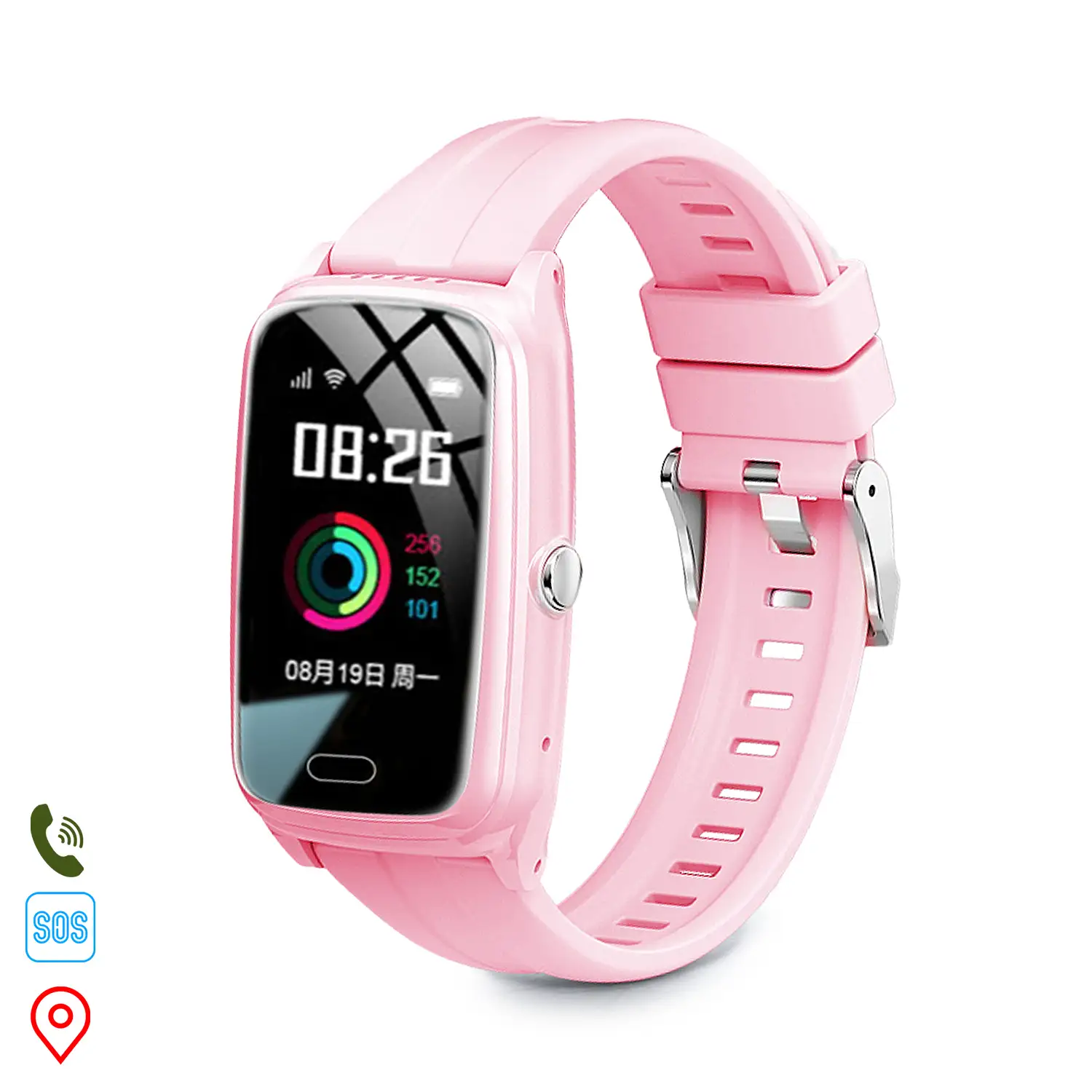 Smartwatch 4G D9W-XT localizador LBS, Wifi y llamadas. Con termómetro, monitor cardiaco y podómetro.