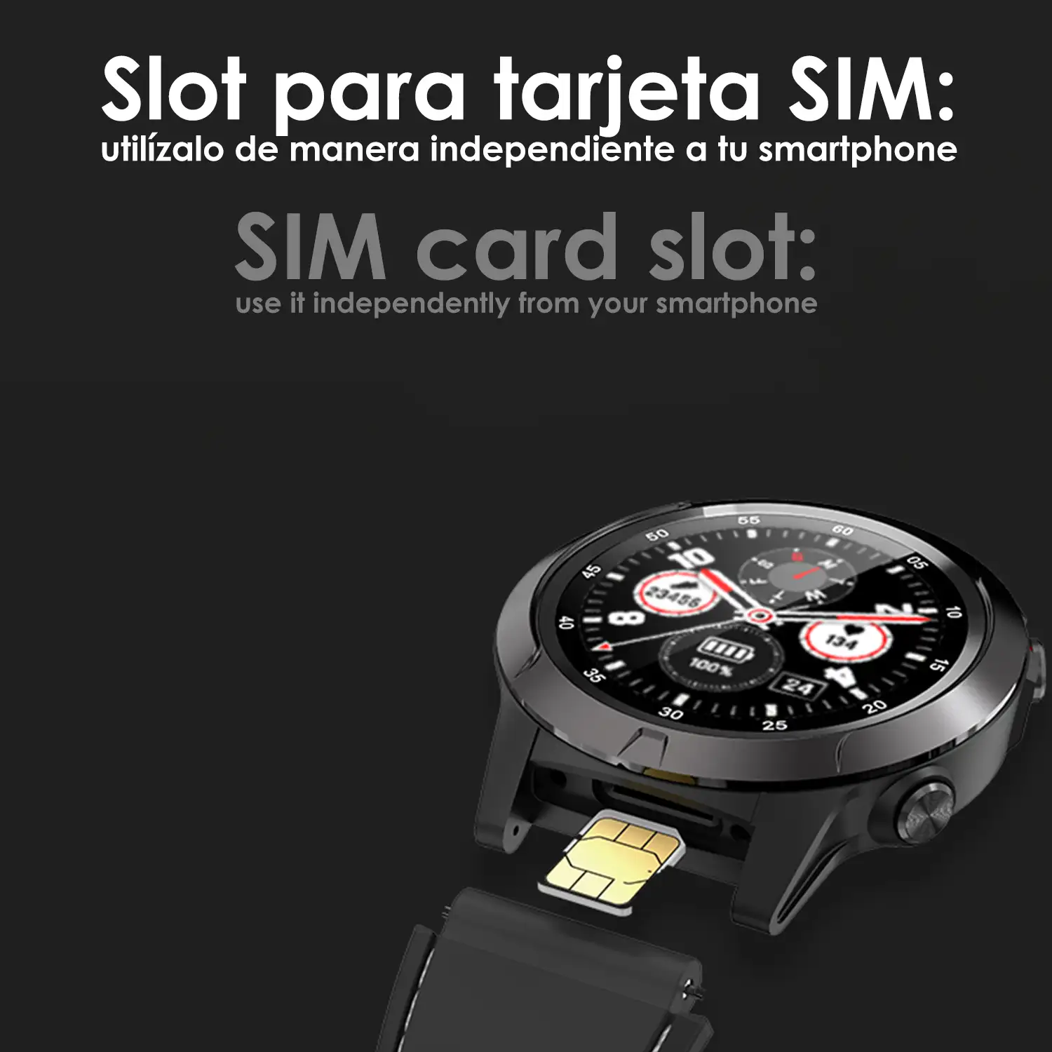 Reloj deportivo con tarjeta sim best sale