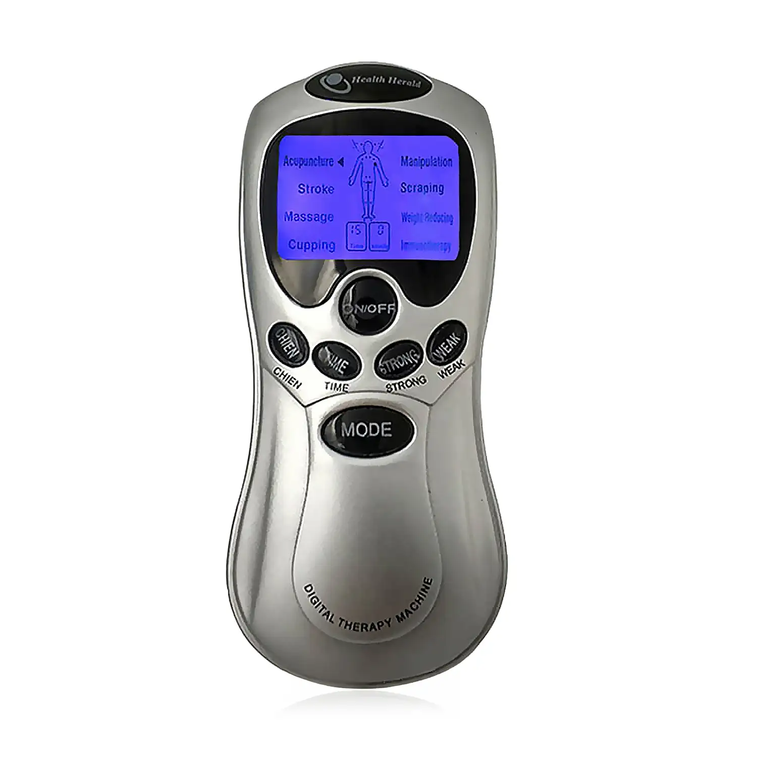 EMS Electroestimulador muscular OT-208 portátil. 2 canales. Tamaño compacto, batería recargable.
