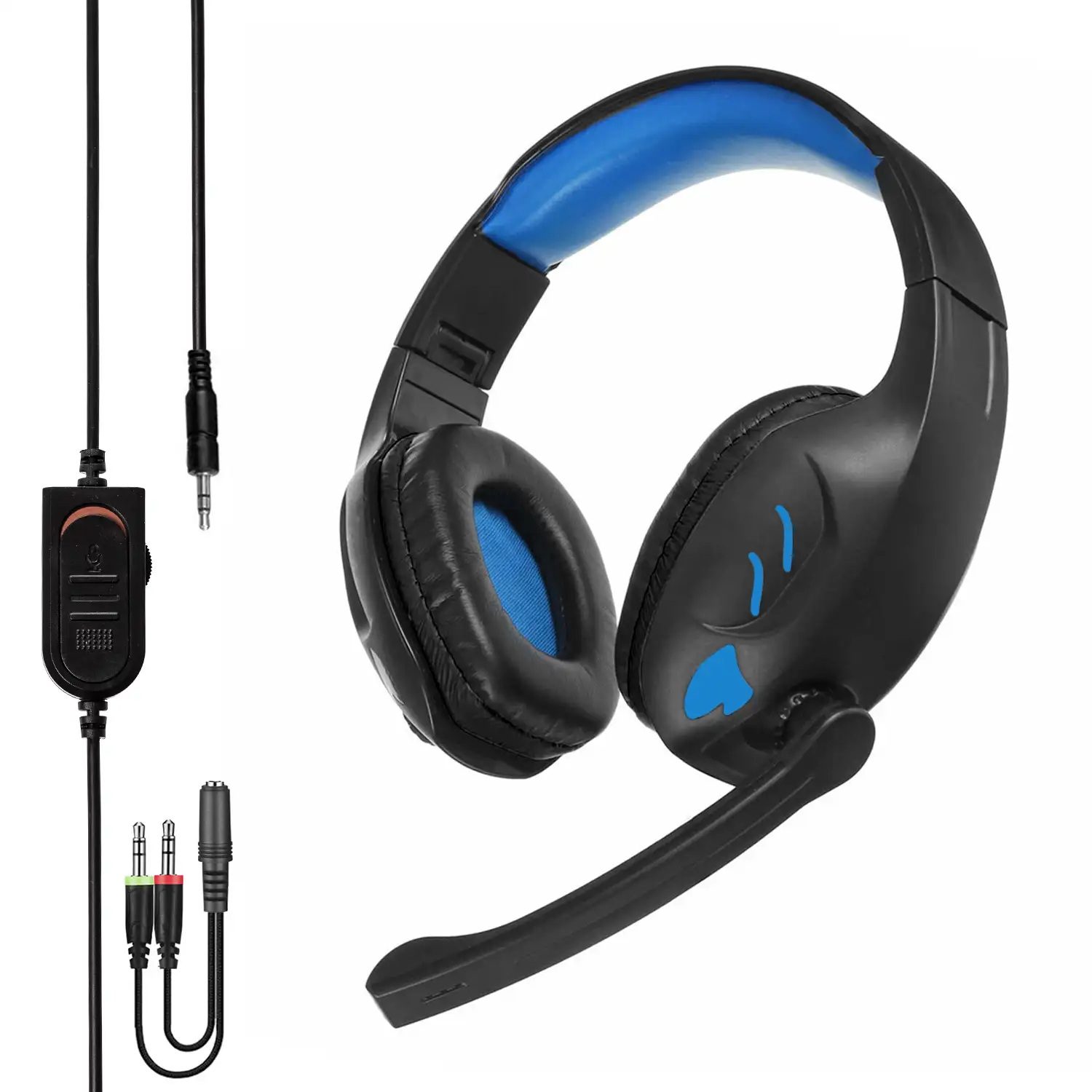 Headset IN-968. Auriculares gaming con micro, conexión minijack y