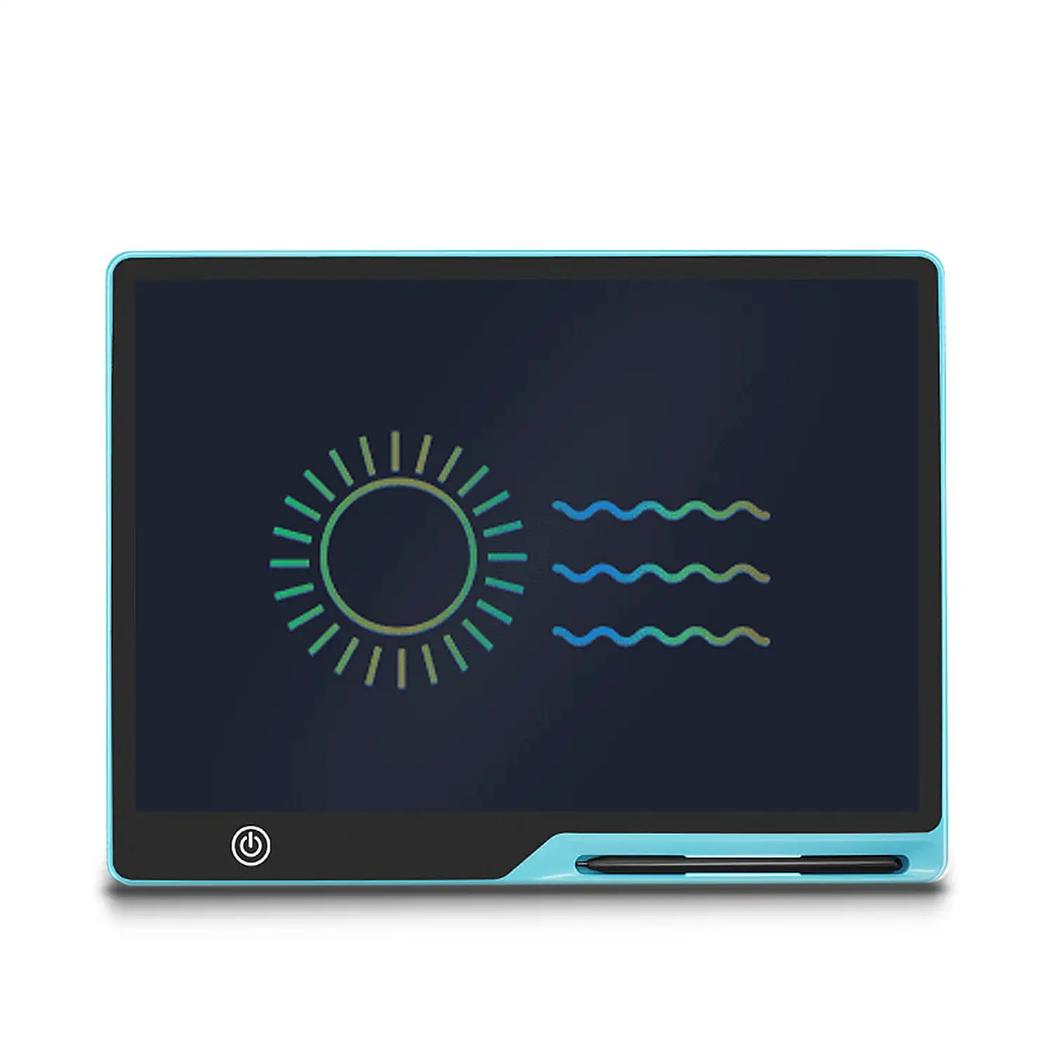 Tableta de dibujo y escritura LCD de 16 pulgadas, fondo multicolor. Portátil, con bloqueo de borrado y batería recargable.Pantalla multicolor.