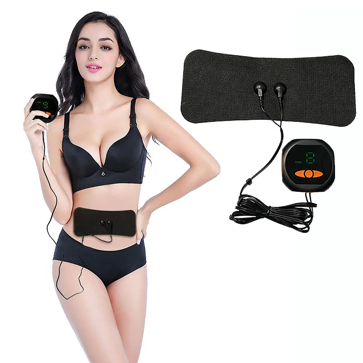 Estimulador electrónico EMS para cuello, espalda, brazo y pierna. Ayuda a aliviar el dolor muscular y la fatiga. Alimentación con pilas.