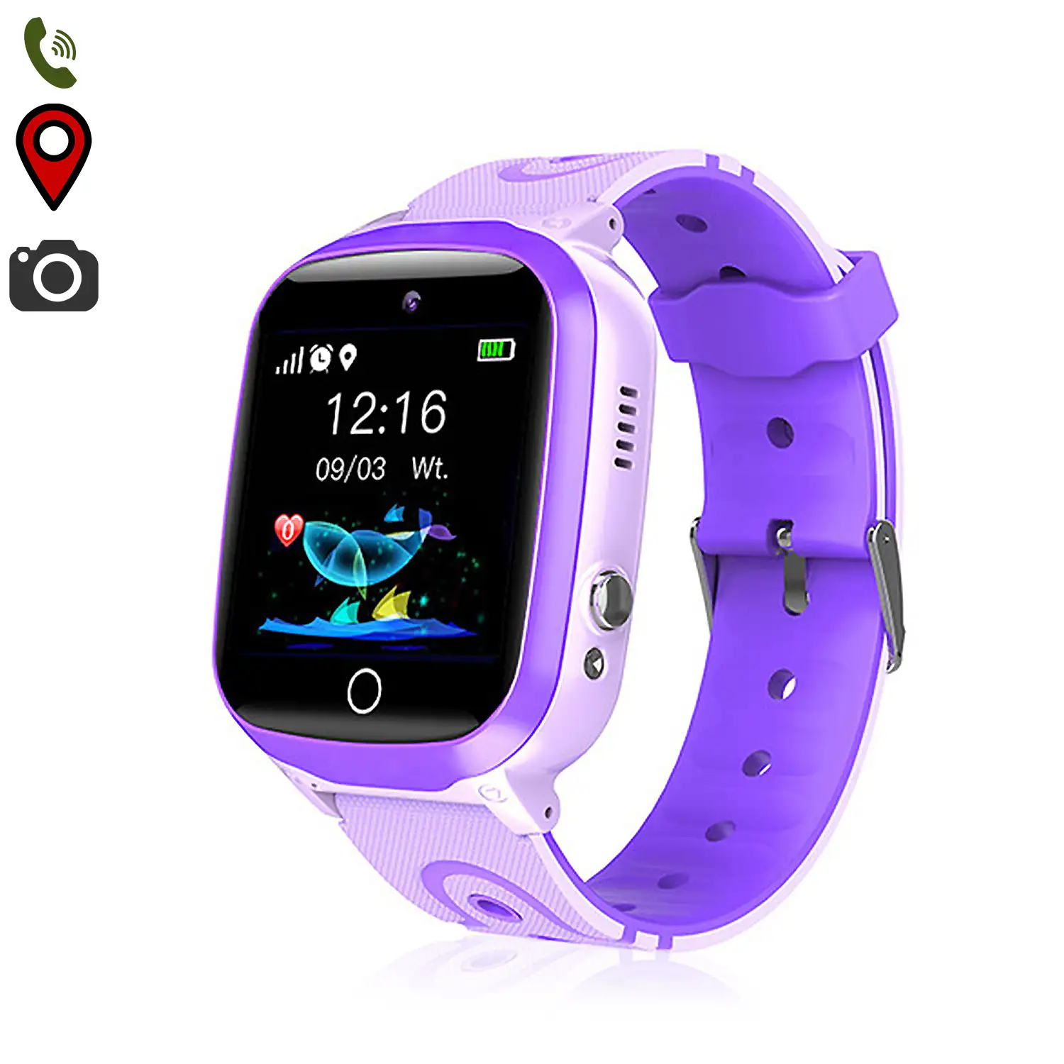 Smartwatch infantil Q13 localizador GPS + LBS + Wifi. Con cámara, pantalla de 1,44, intercomunicador y llamadas.